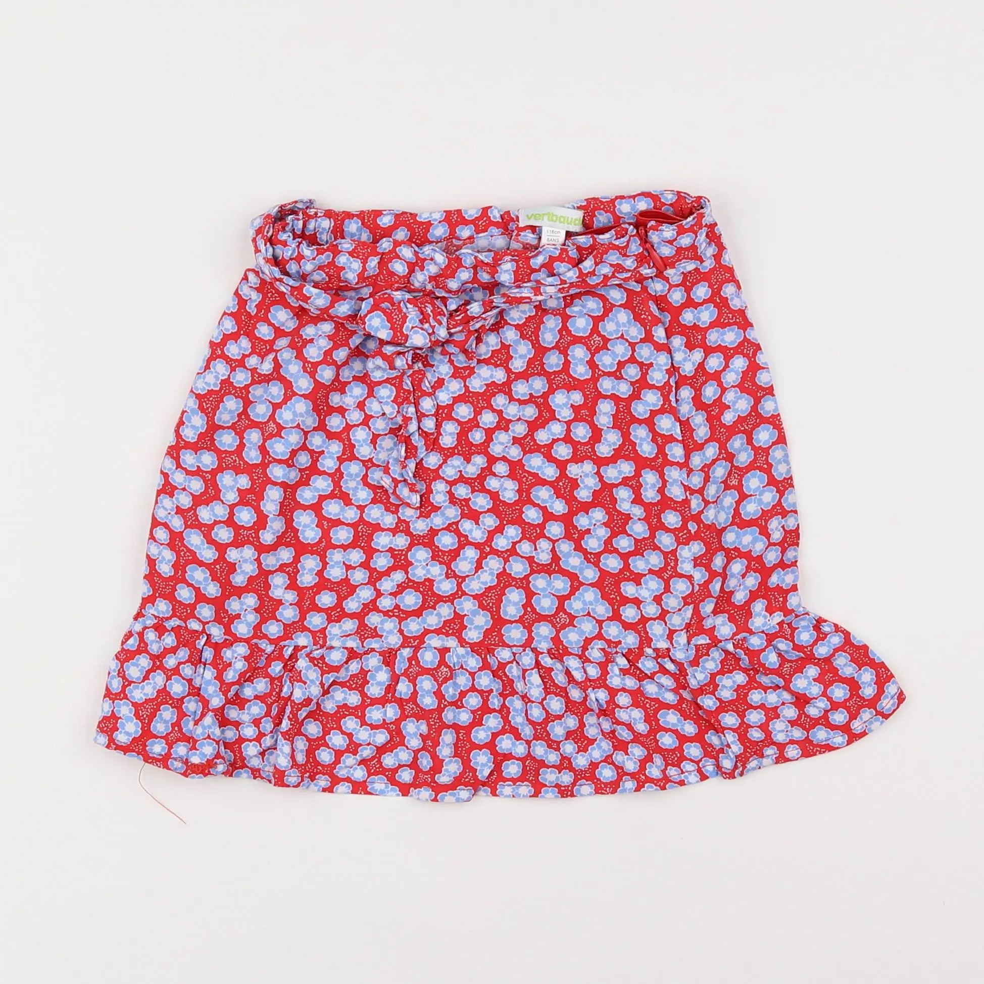Vertbaudet - jupe rouge - 6 ans
