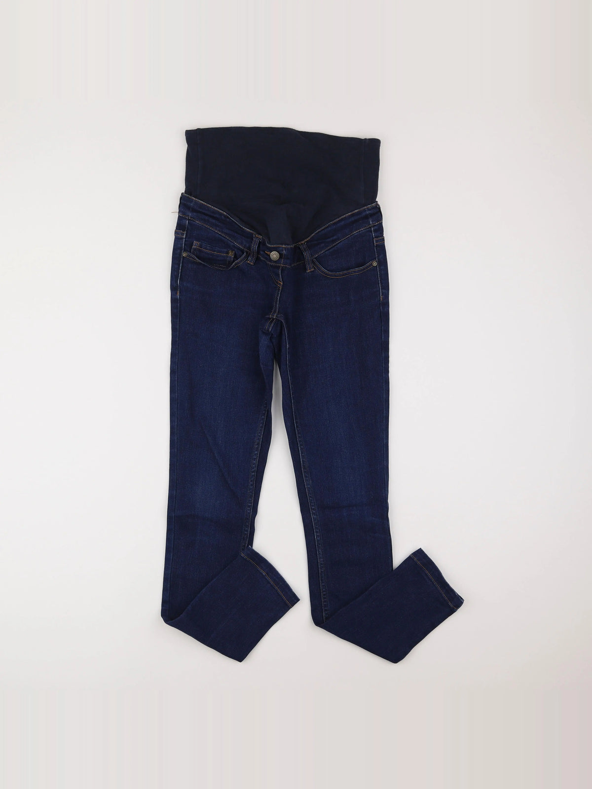 Vertbaudet - jean grossesse bleu - 34