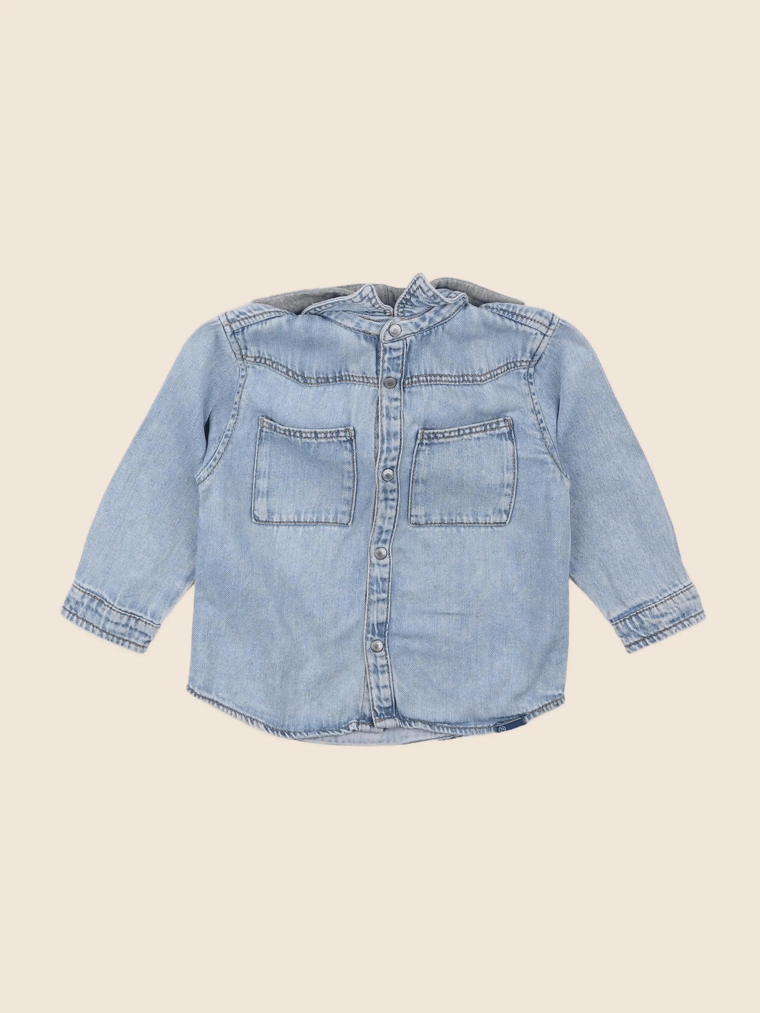 Zara - chemise bleu - 9/12 mois