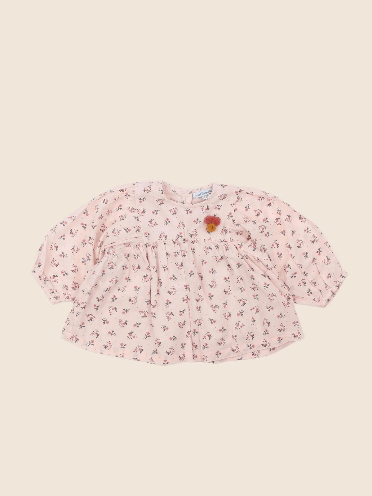 Vertbaudet - blouse rose - 9 mois