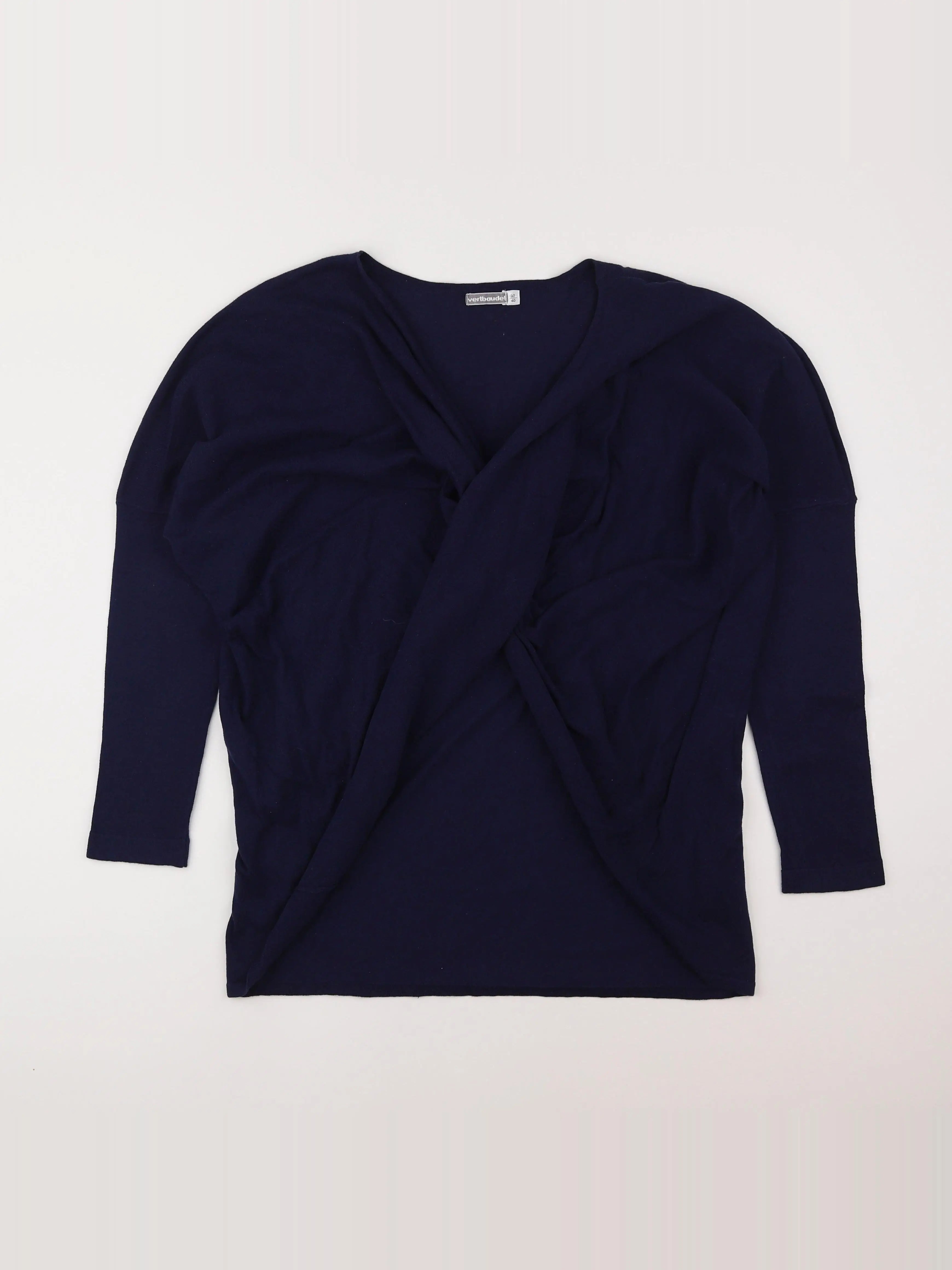 Vertbaudet - pull grossesse bleu - 38 à 40