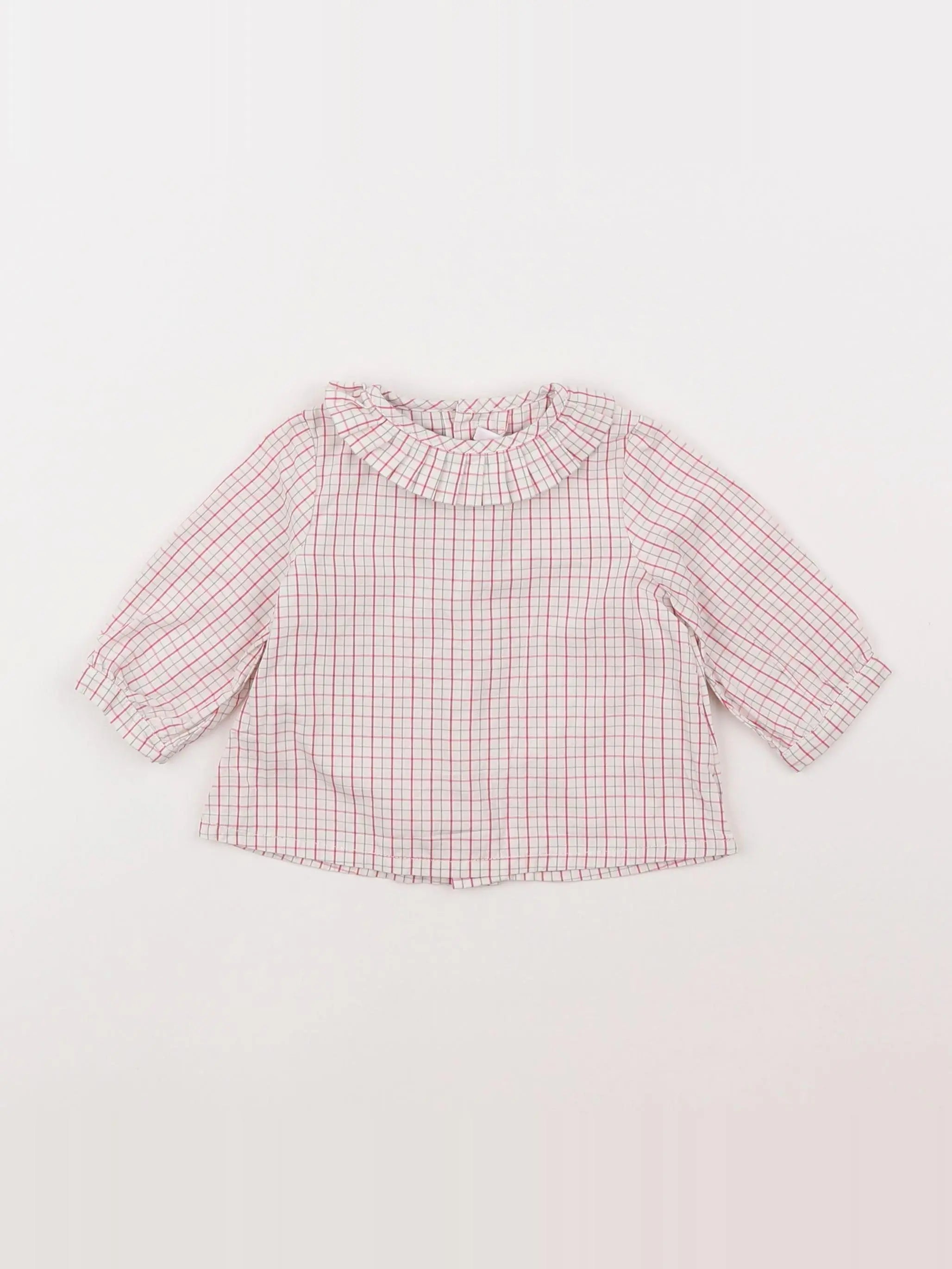 Neck & Neck - blouse rose - 3 mois