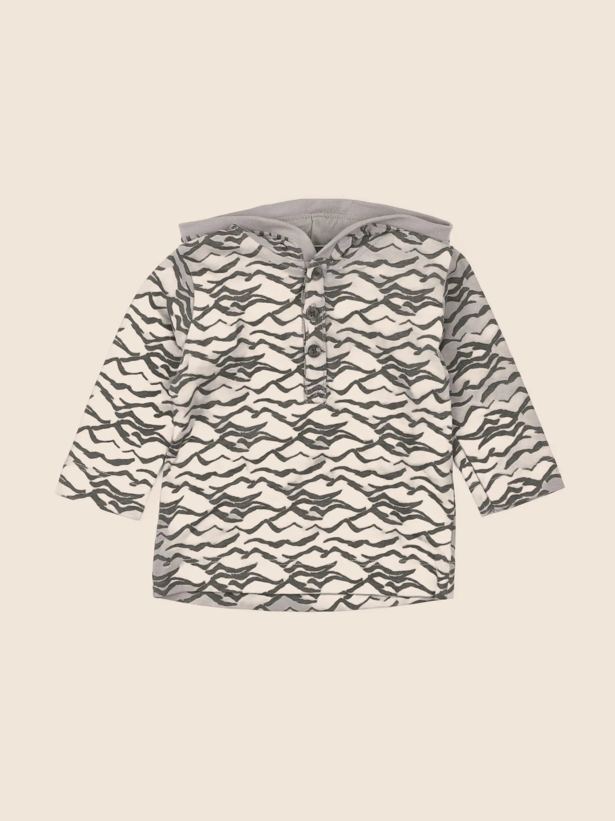 Vertbaudet - tee-shirt gris - 6 mois