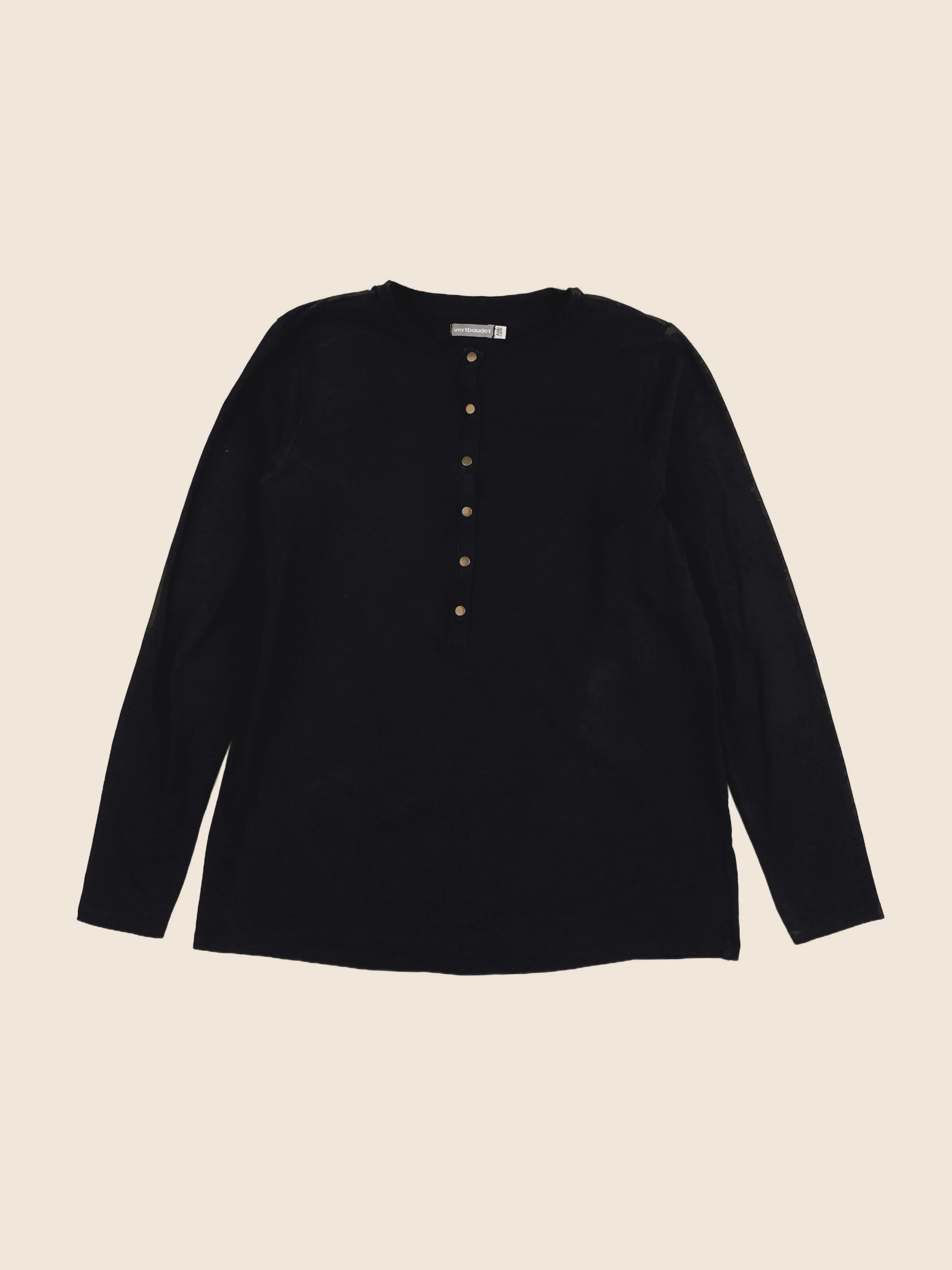 Vertbaudet - tee-shirt grossesse noir - 38 à 40