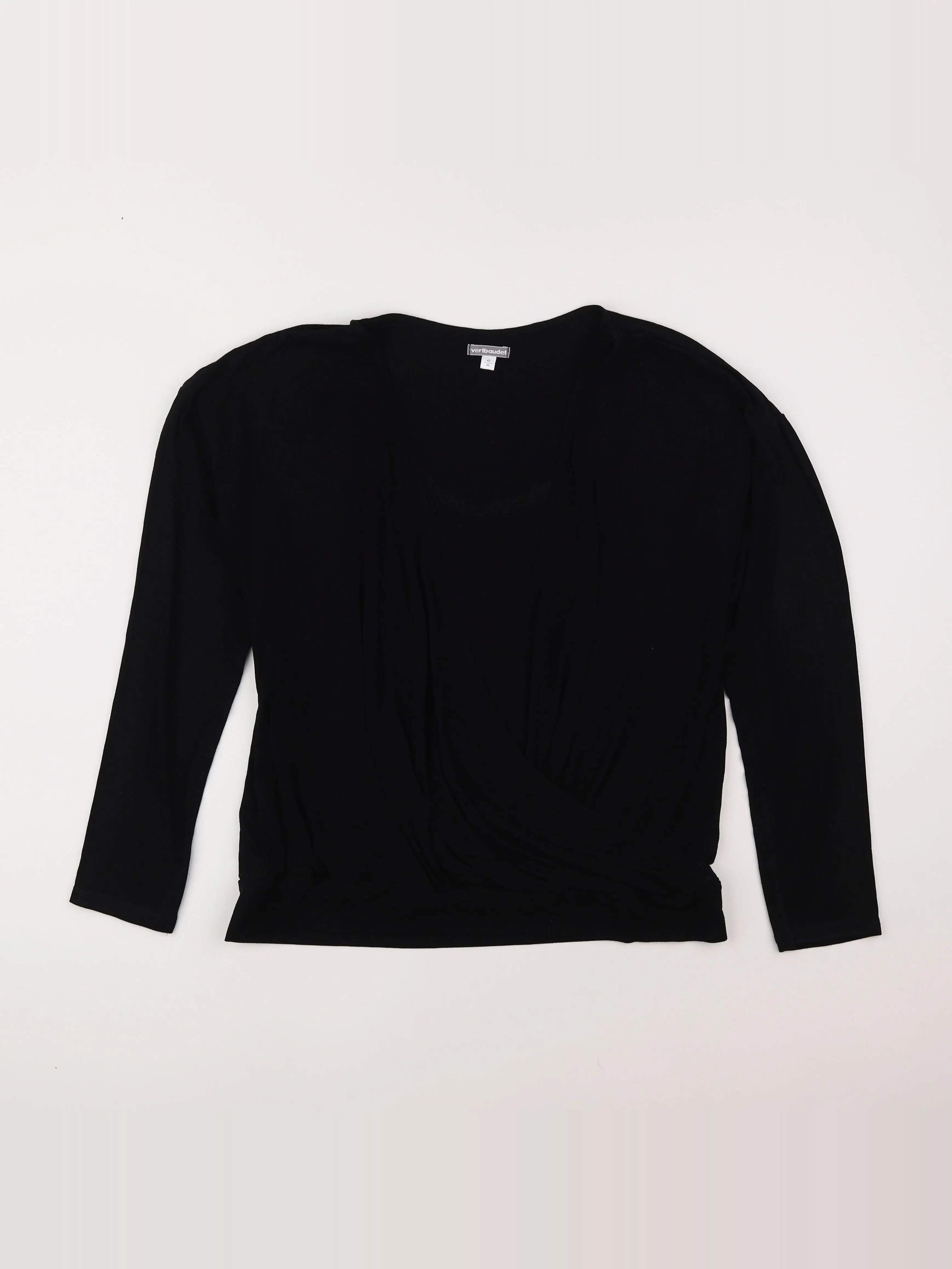 Vertbaudet - tee-shirt grossesse noir - 42 à 44