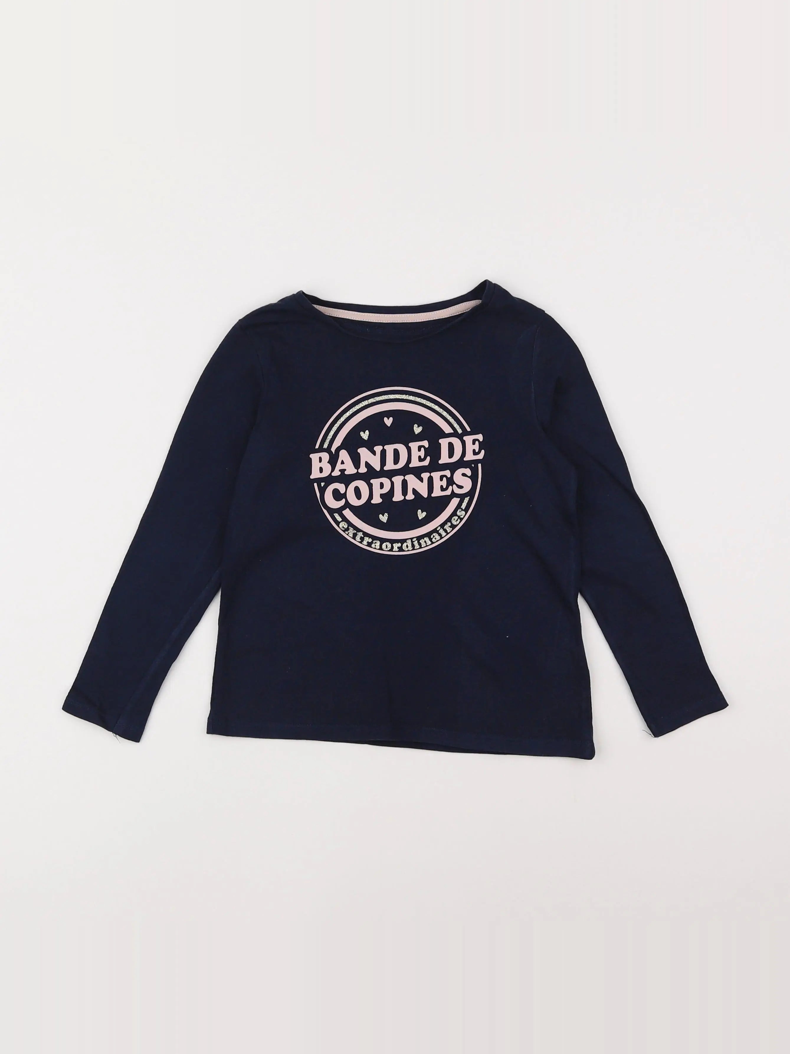 Vertbaudet - tee-shirt bleu - 5 ans