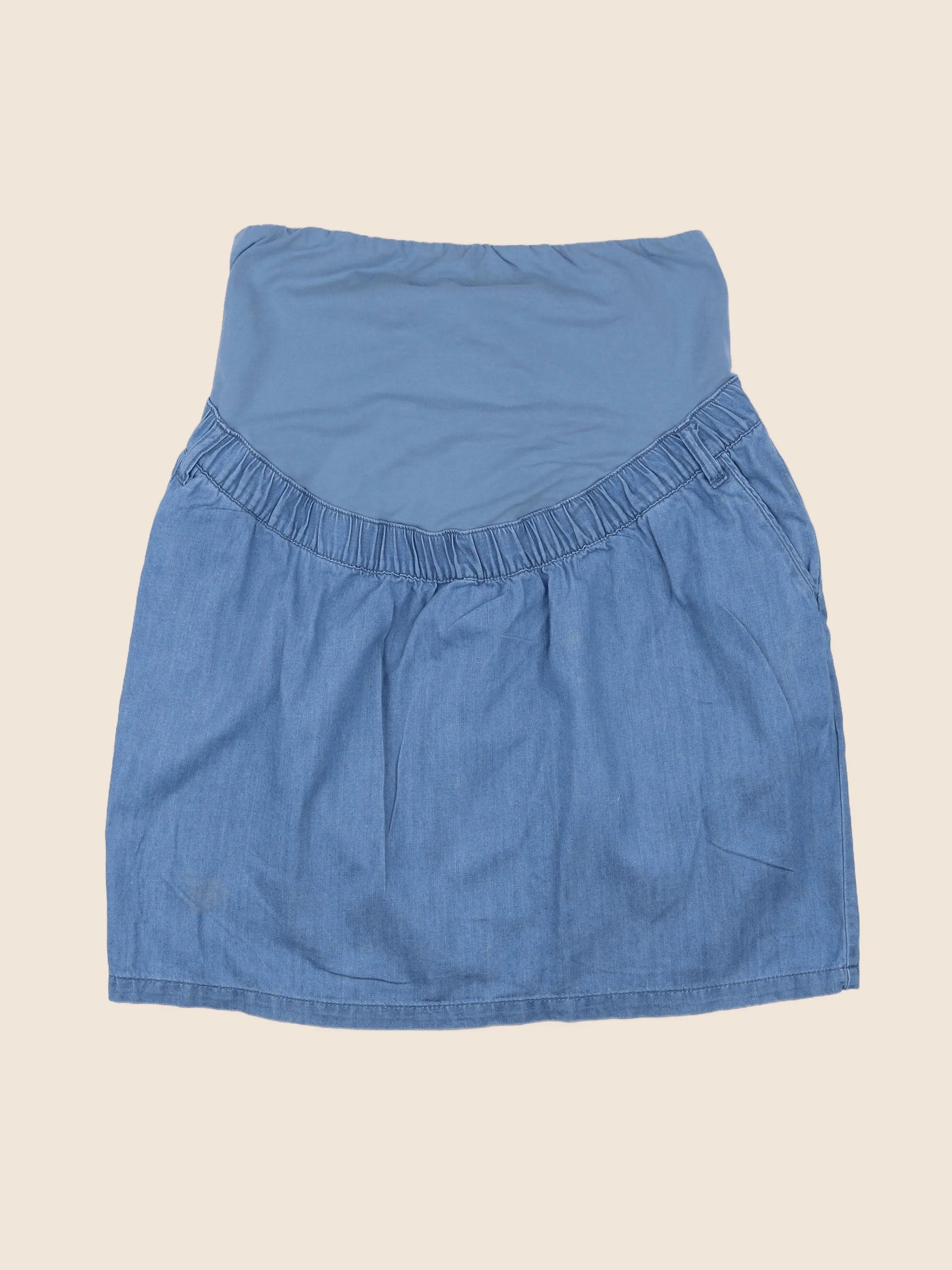 Vertbaudet - jupe grossesse bleu - 44