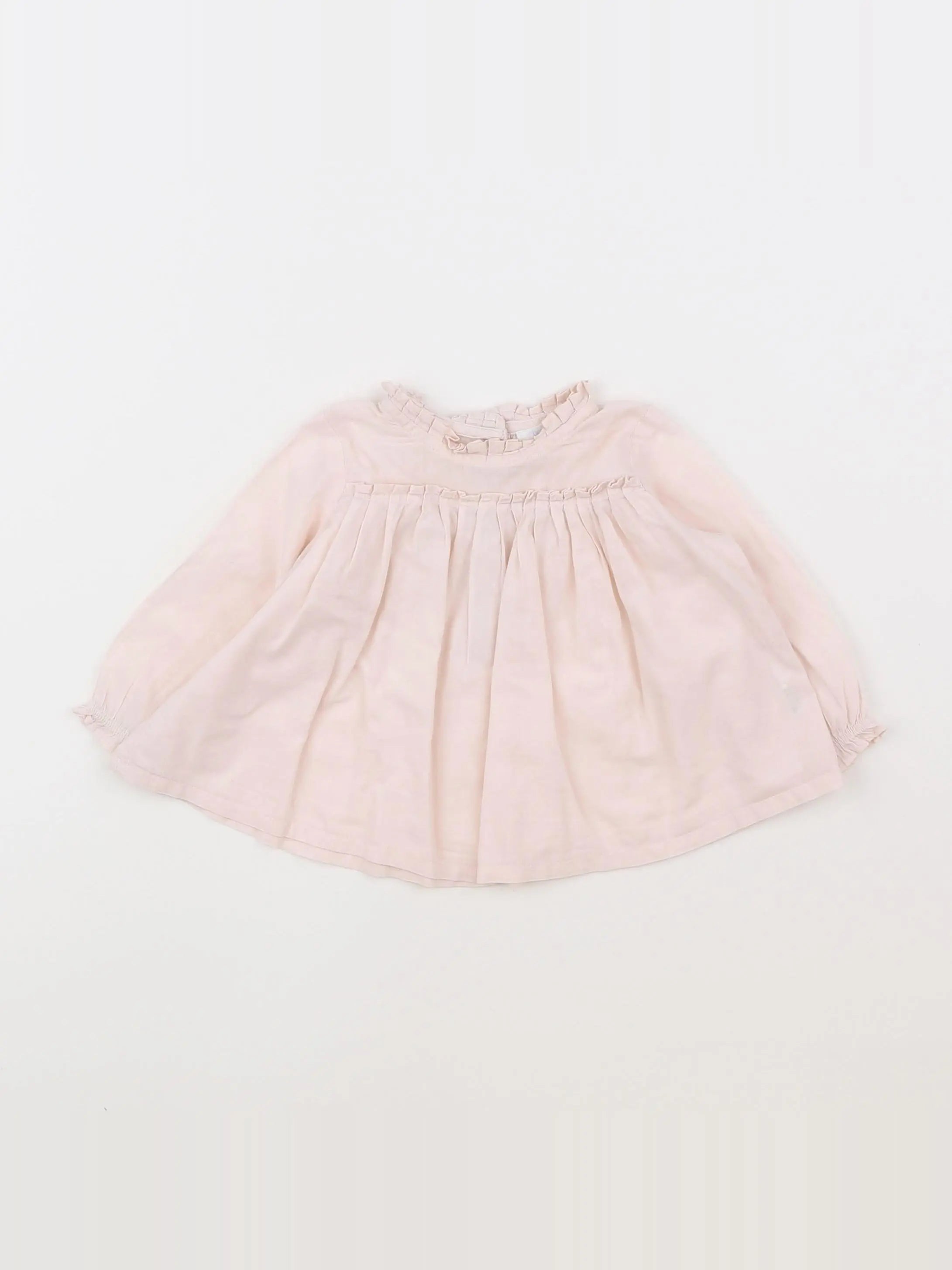 Boutchou - blouse rose - 6 mois