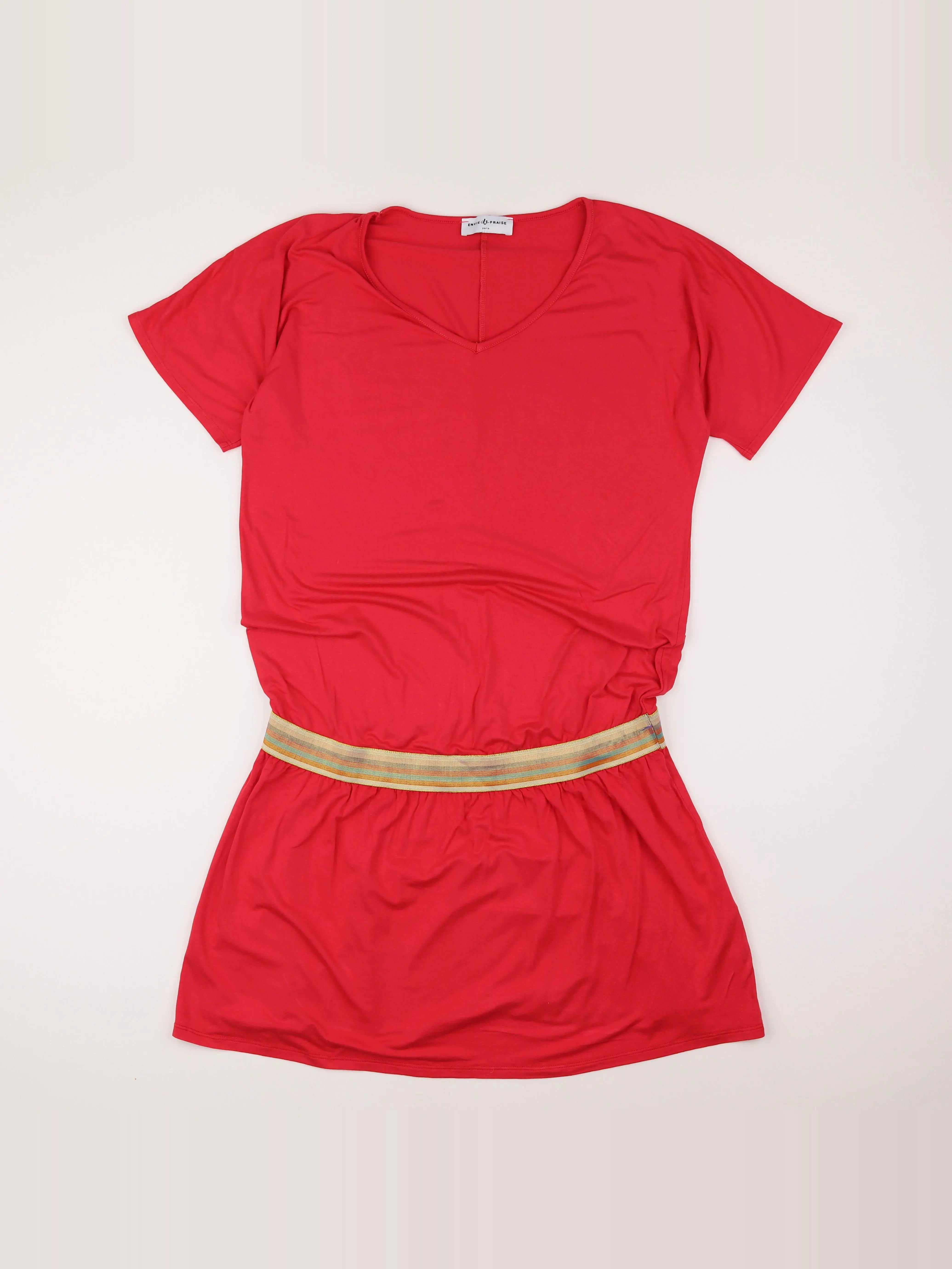 Envie de fraise - robe grossesse rouge - 40 à 42