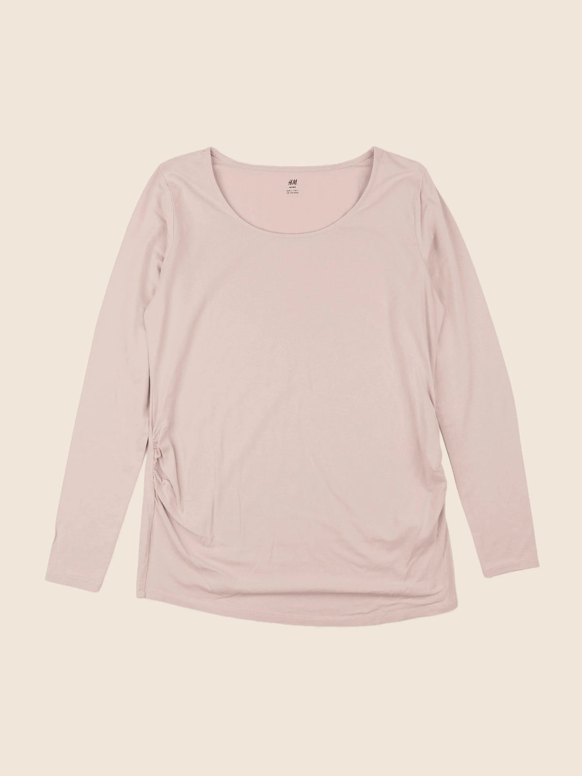 H&M - tee-shirt grossesse beige - 44 à 46