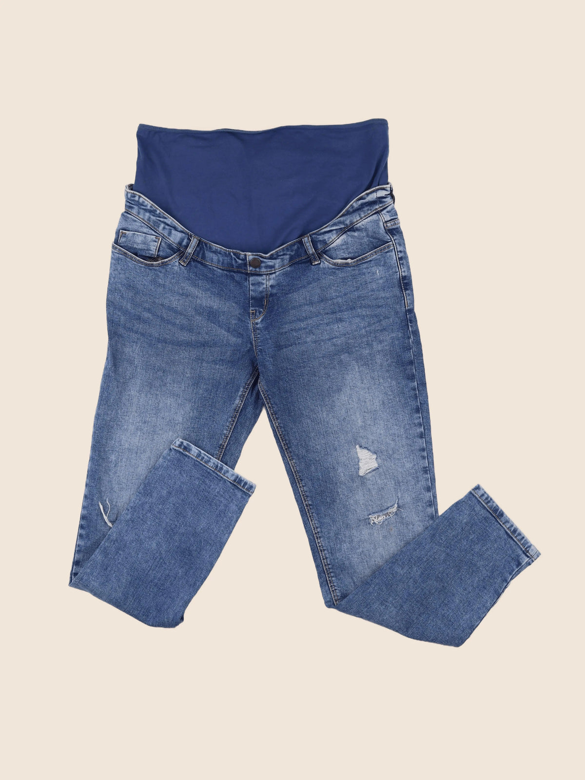 Kiabi - jean grossesse bleu - 42