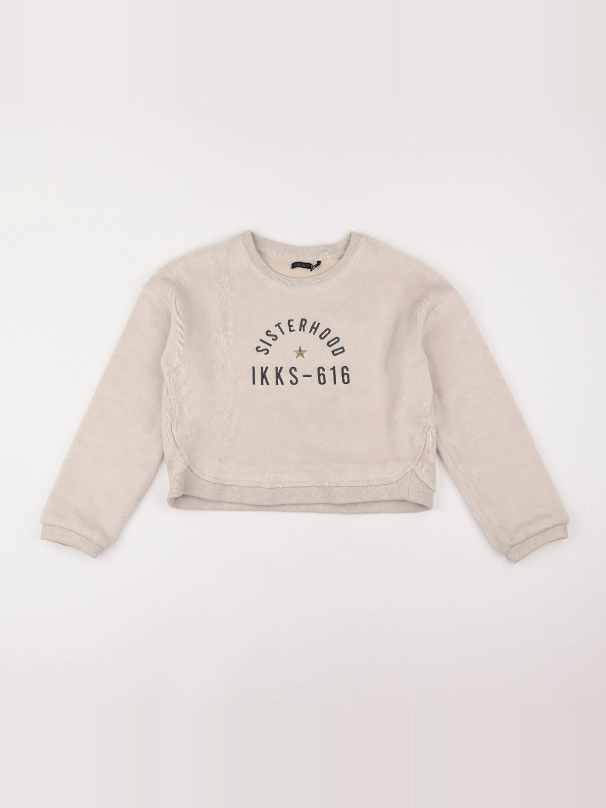 IKKS - sweat beige - 10 ans