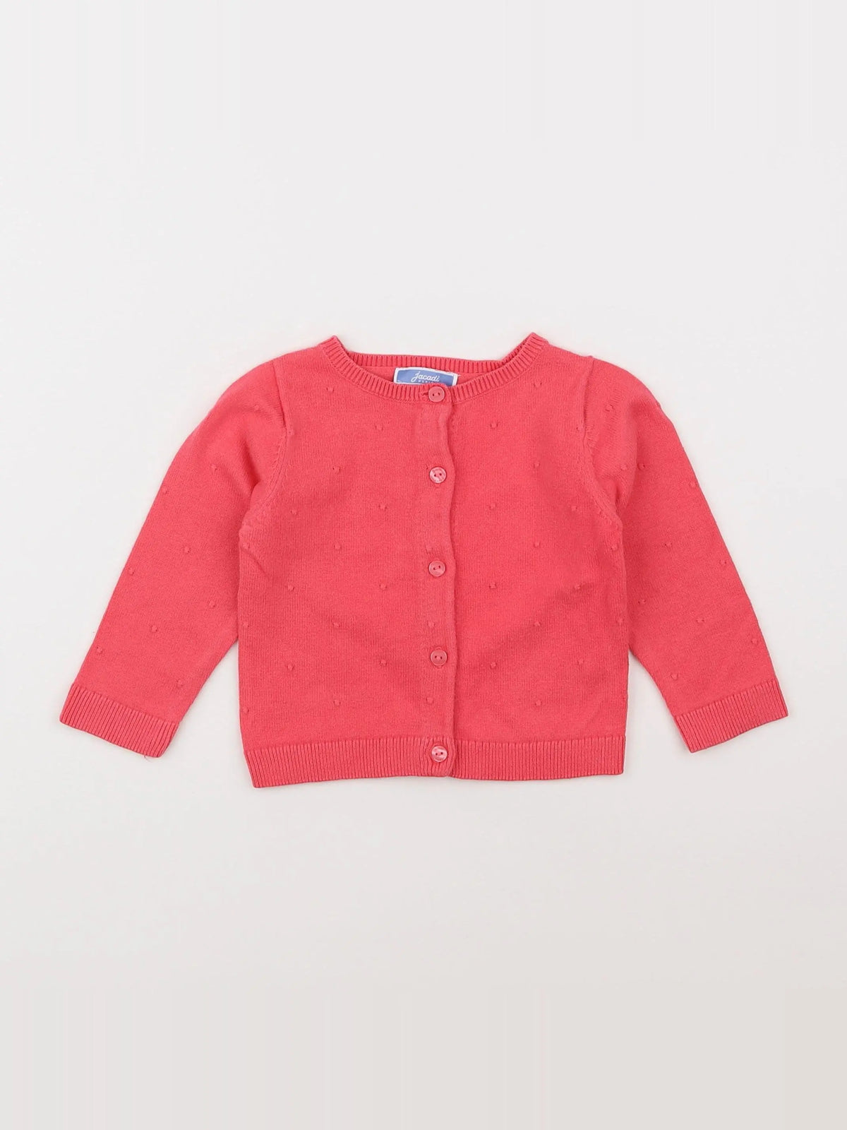 Jacadi - gilet rose - 12 mois
