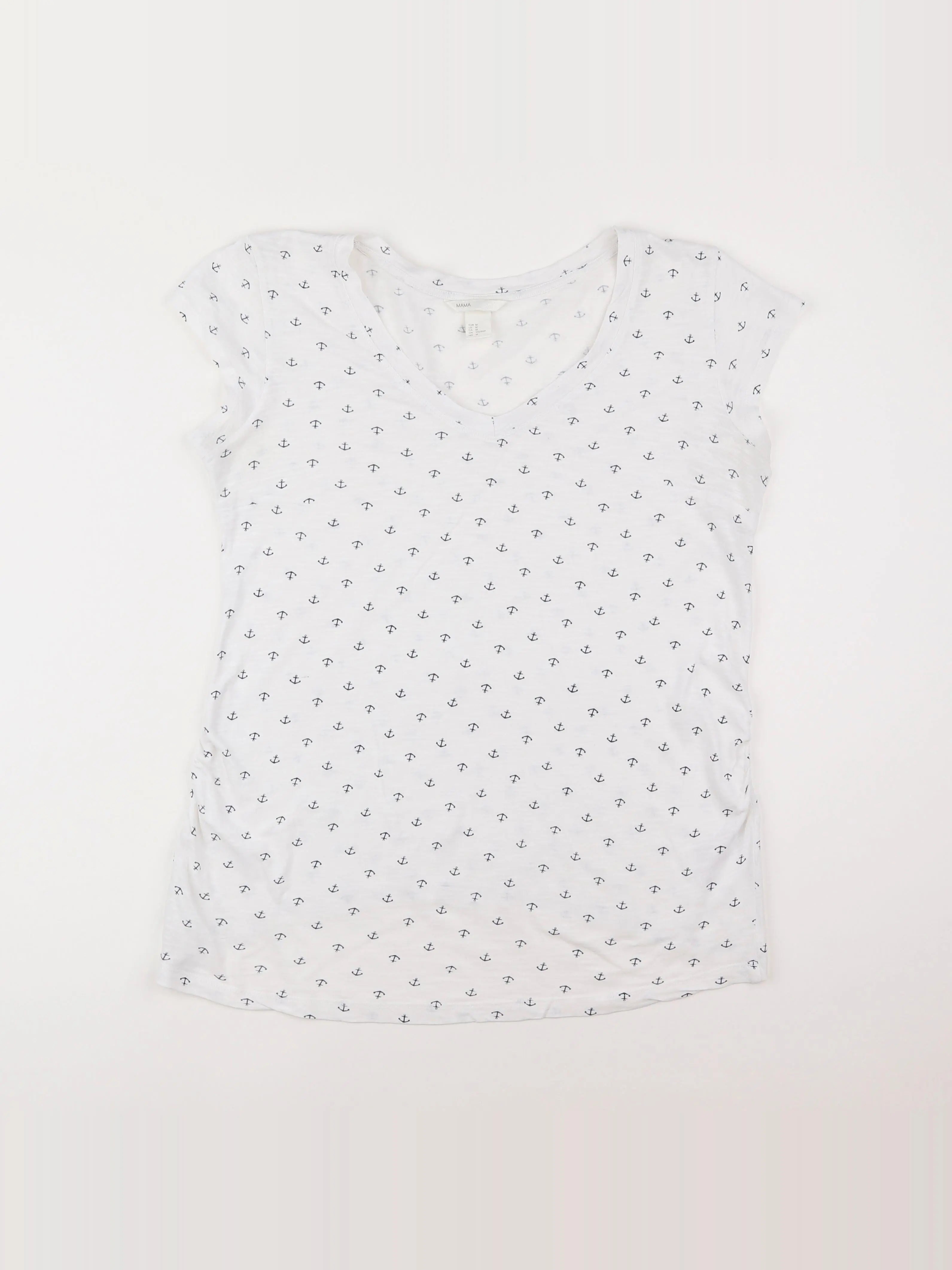 H&M - tee-shirt grossesse blanc - 40 à 42