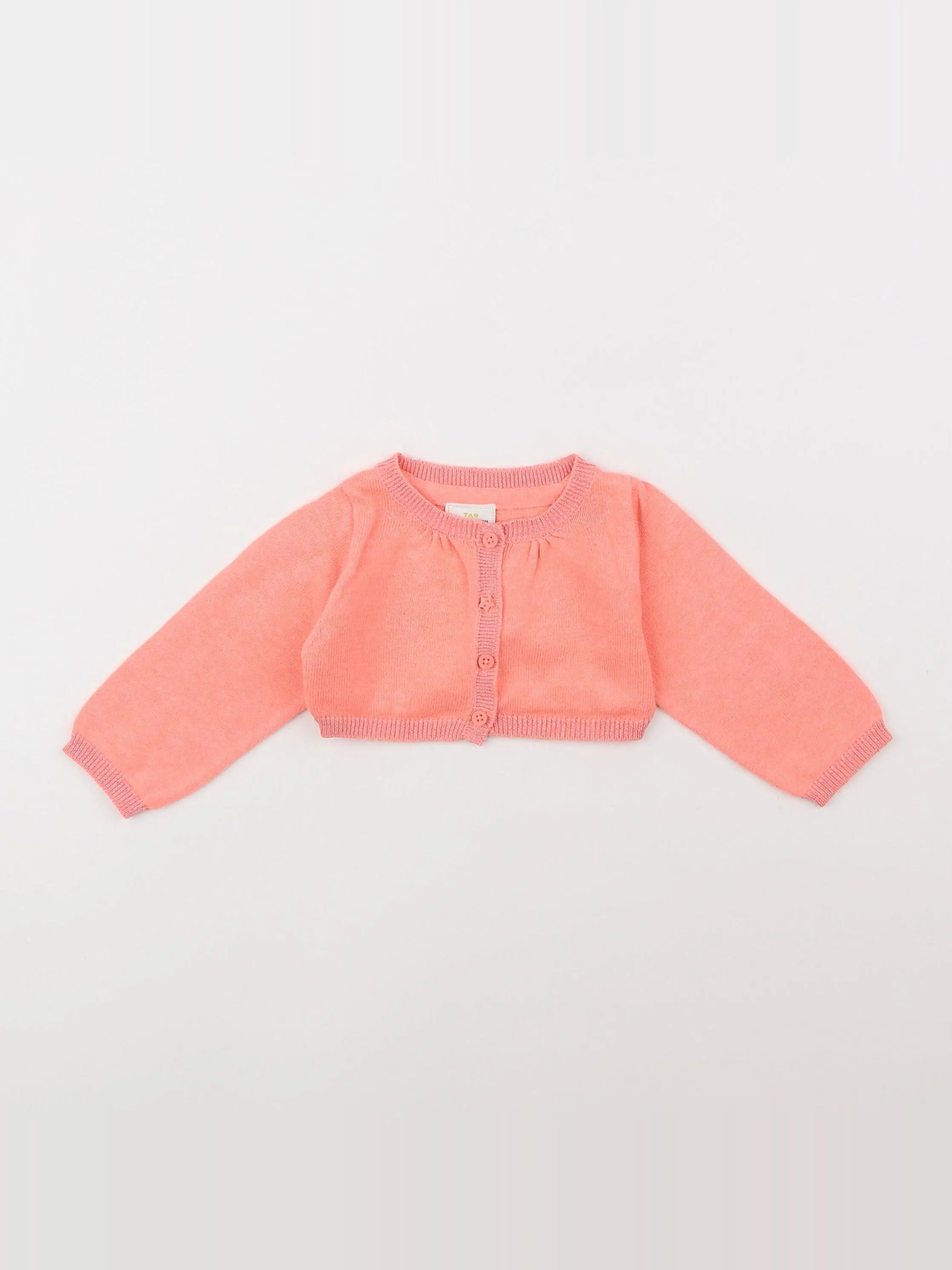 Tape à l'oeil - gilet rose - 3 mois