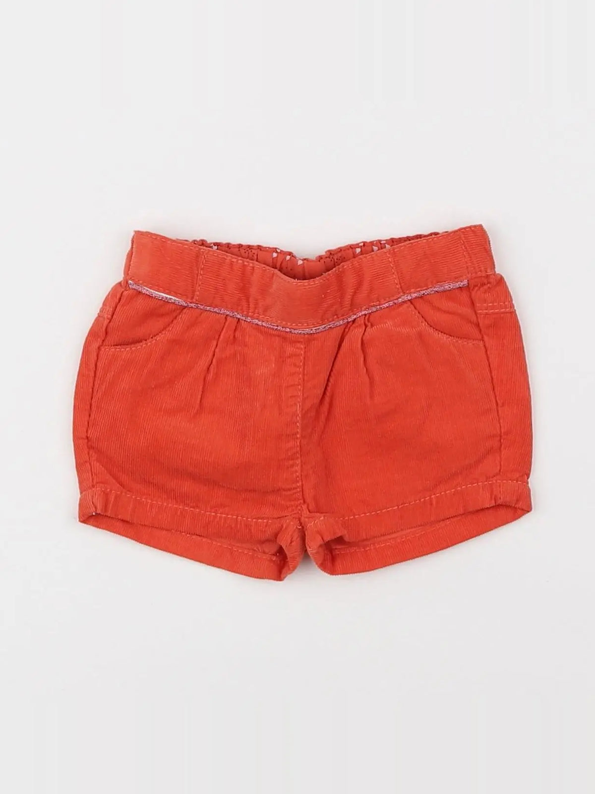 Tape à l'oeil - short orange - 3 mois