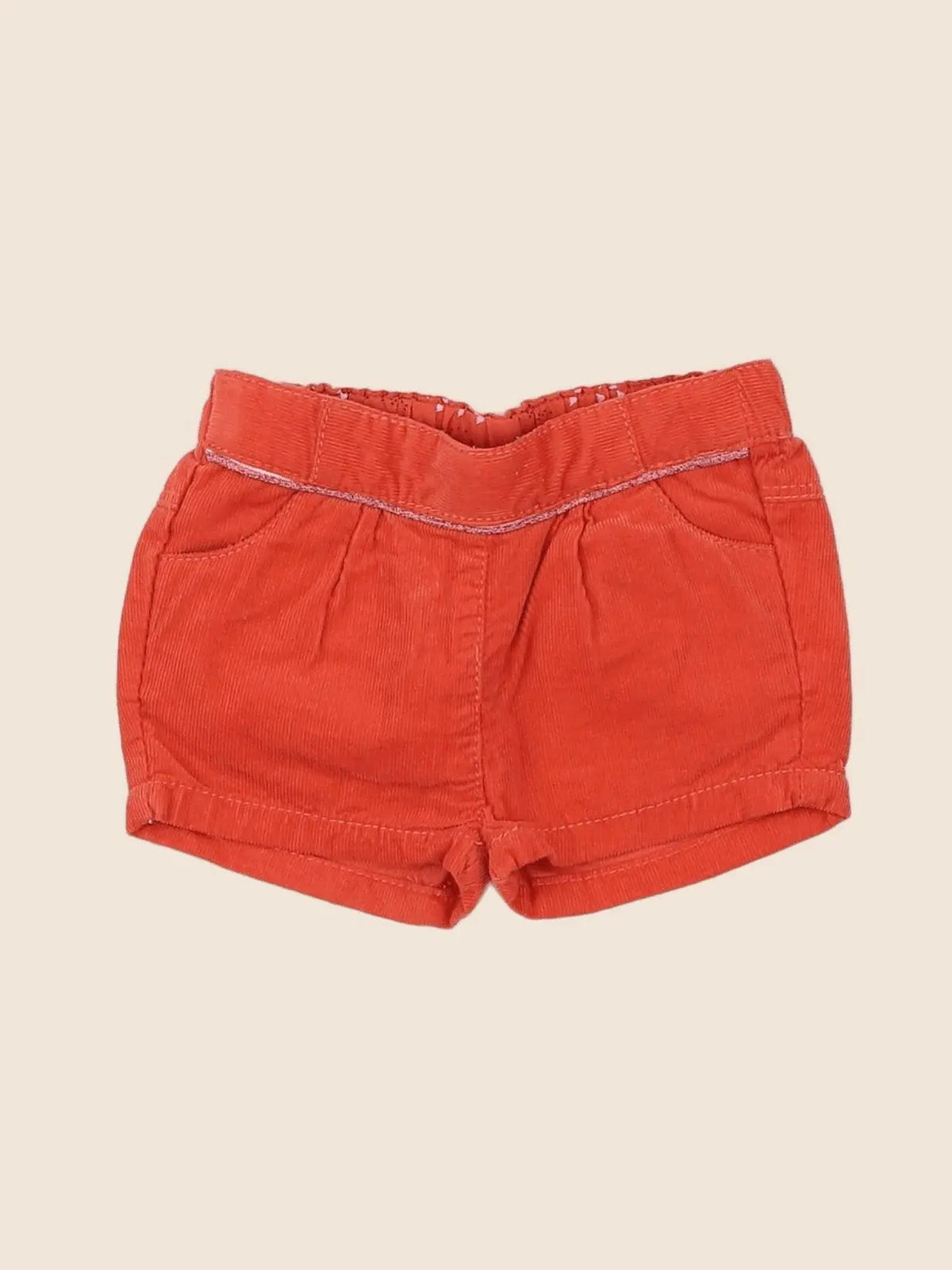 Tape à l'oeil - short orange - 3 mois