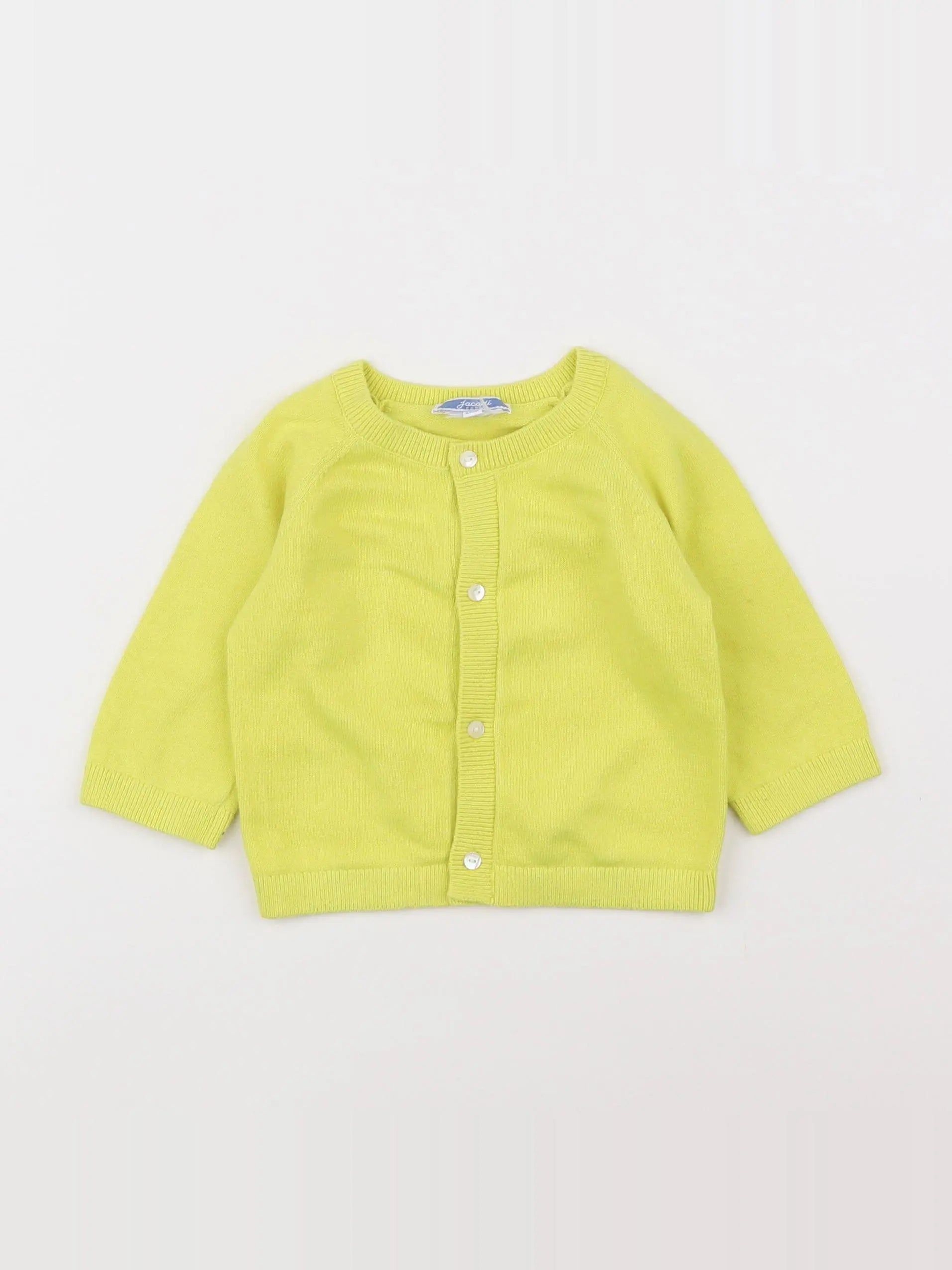Jacadi - gilet jaune - 6 mois