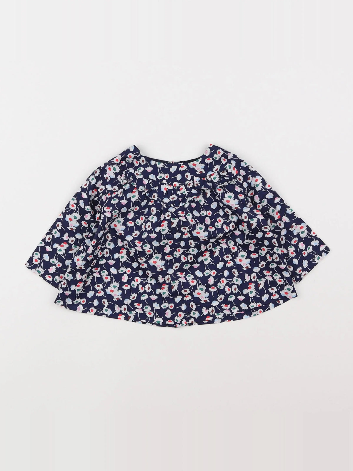 Jacadi - blouse liberty bleu - 6 mois