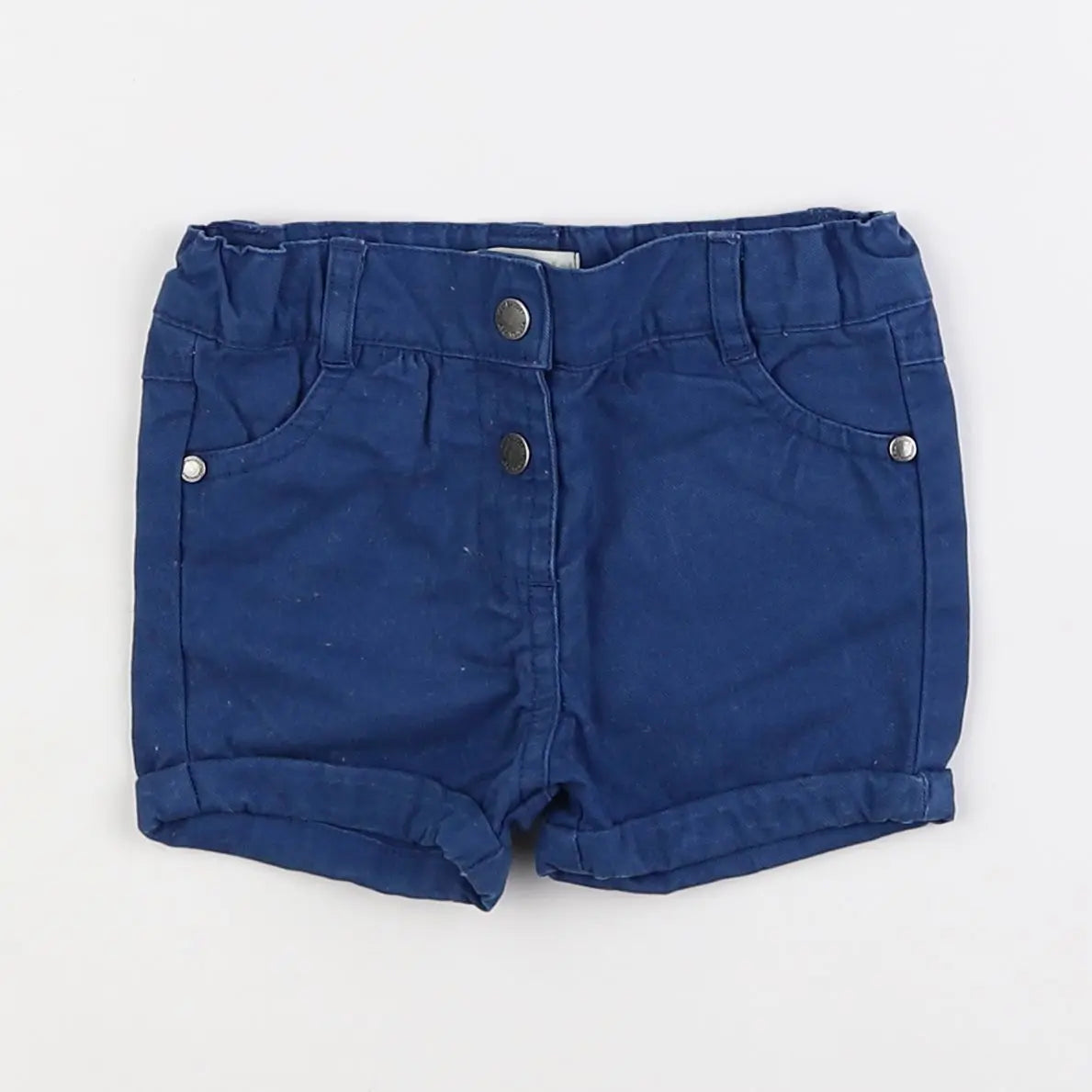 Vertbaudet - short bleu - 6 mois