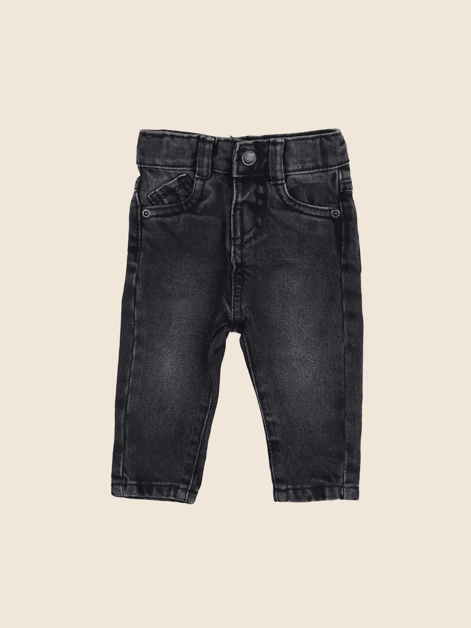 Vertbaudet - jean gris - 3 mois