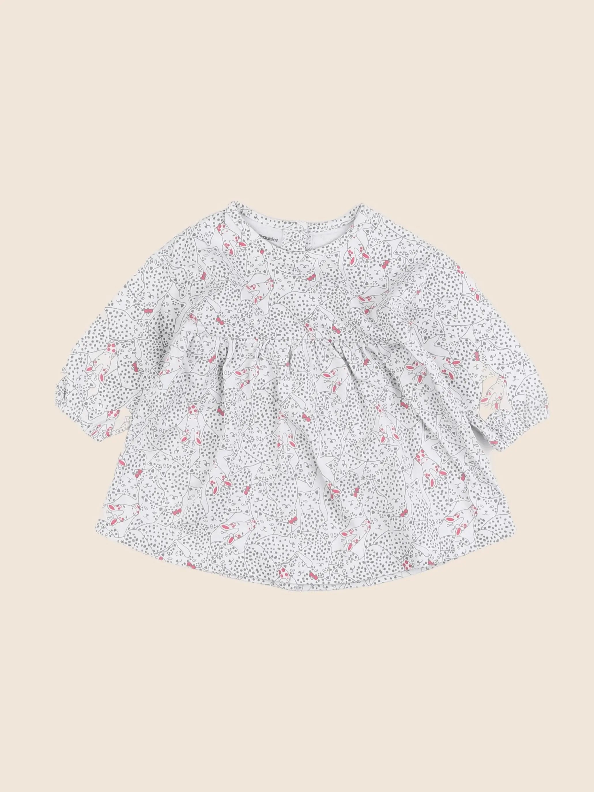 Vertbaudet - robe multicolore - 6 mois