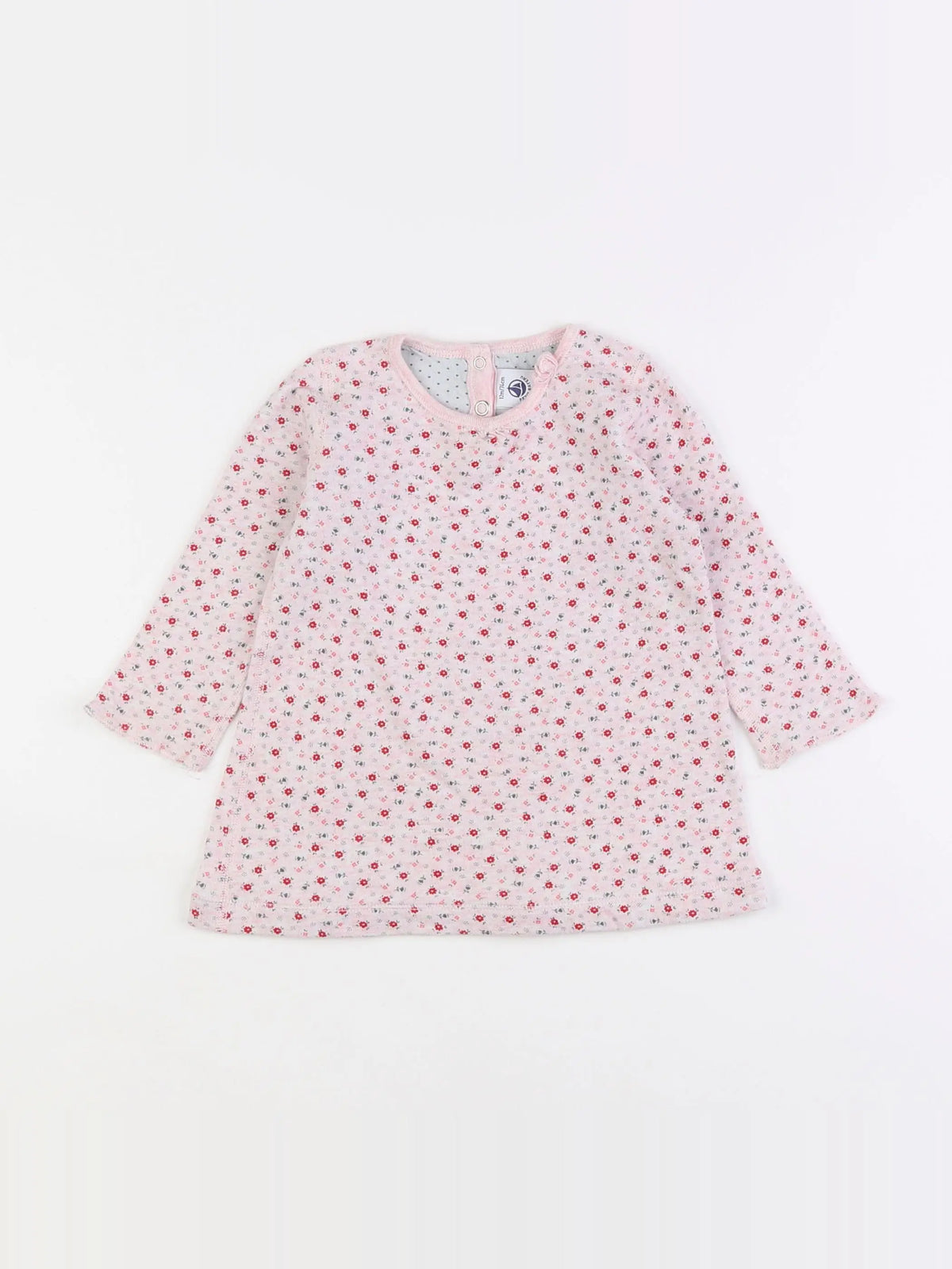 Petit Bateau - robe rose - 12 mois