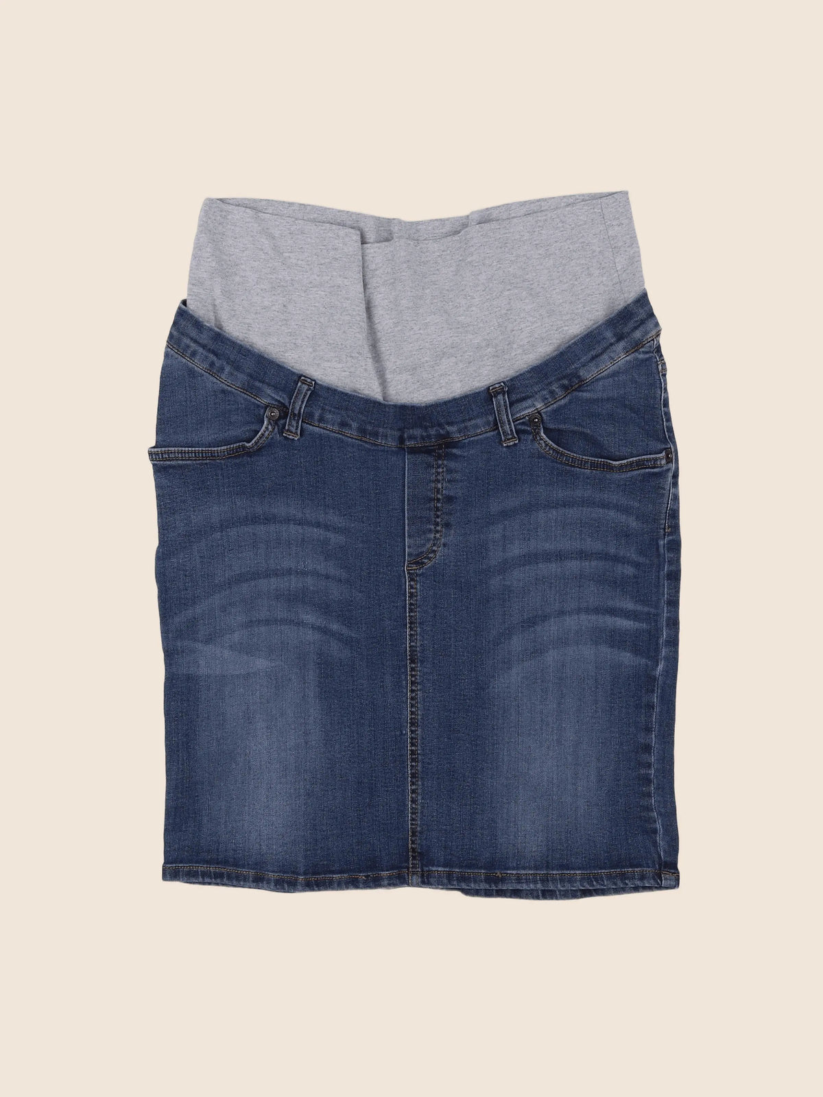 Envie de fraise - jupe grossesse bleu - 38
