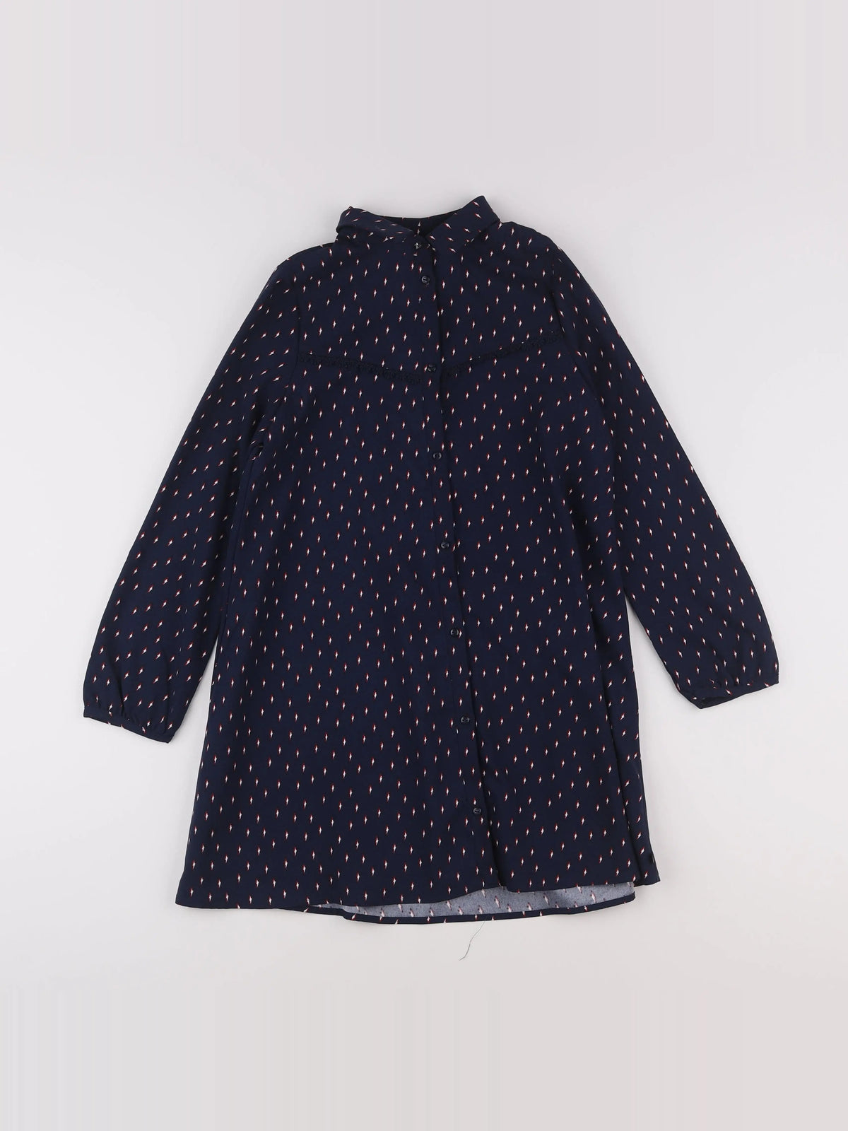 IKKS - robe bleu - 10 ans