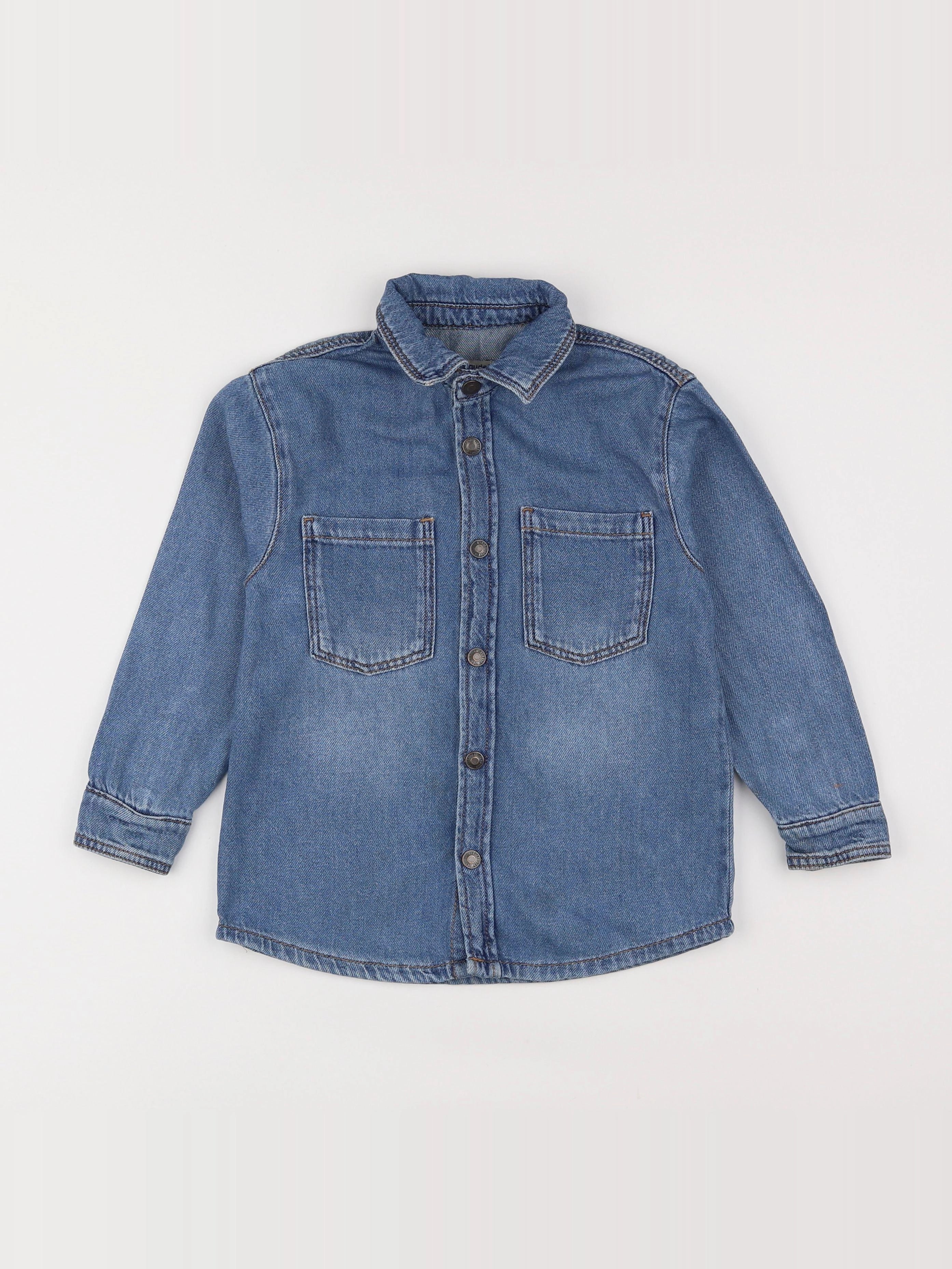 Vertbaudet - chemise bleu - 6 ans