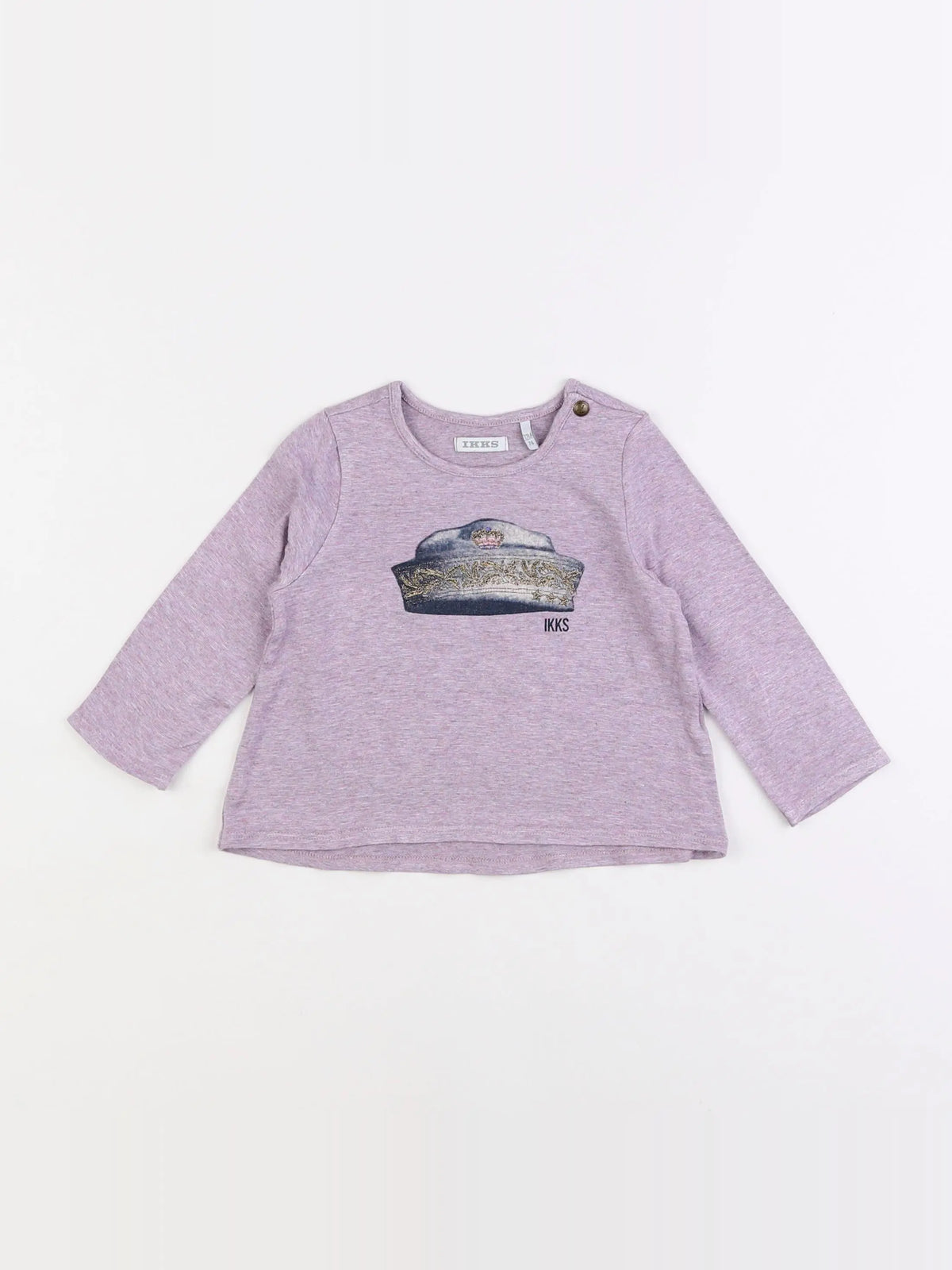 IKKS - tee-shirt violet - 12 mois