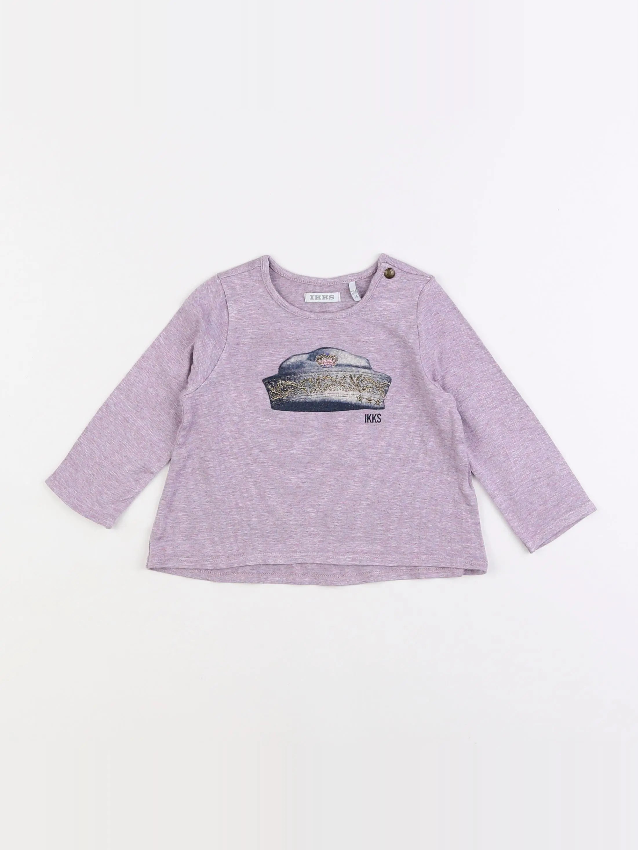 IKKS - tee-shirt violet - 12 mois