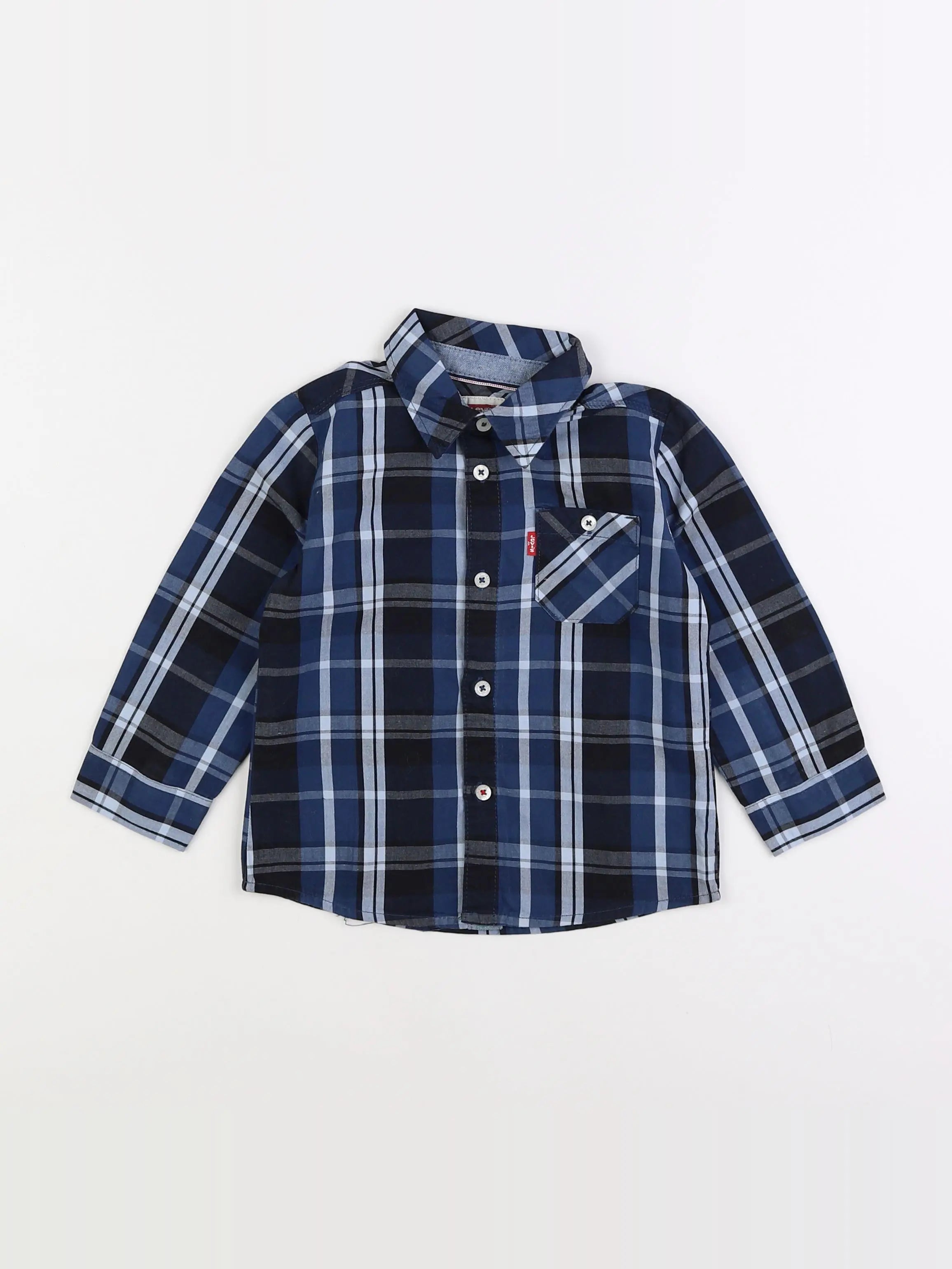 Levi's - chemise bleu - 18 mois