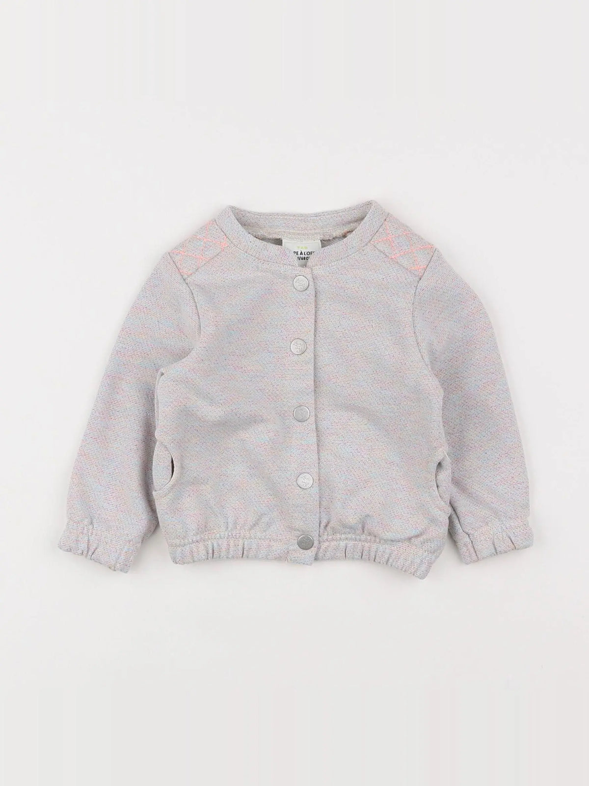 Tape à l'oeil - gilet multicolore - 6 mois