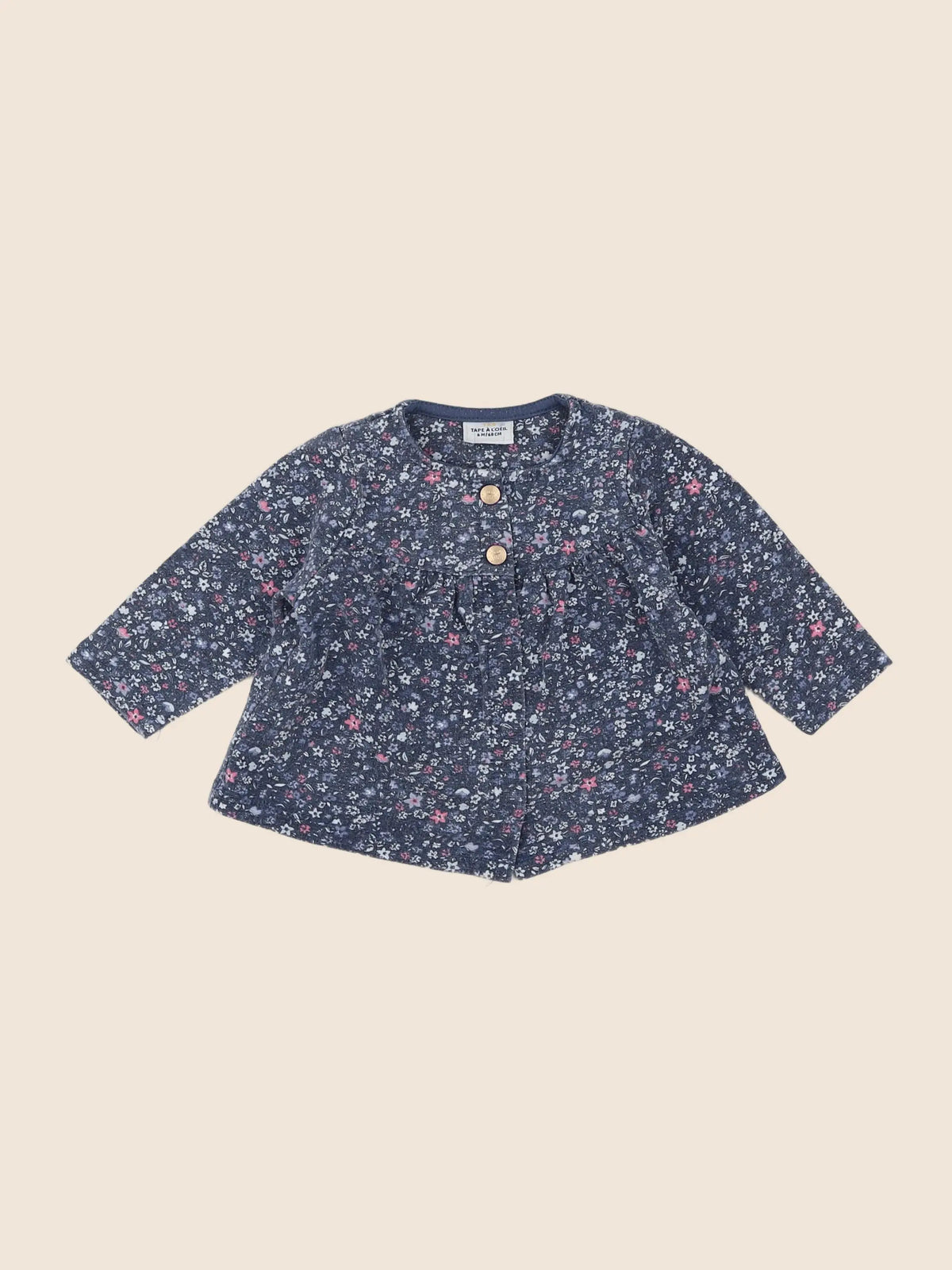Tape à l'oeil - blouse bleu - 6 mois