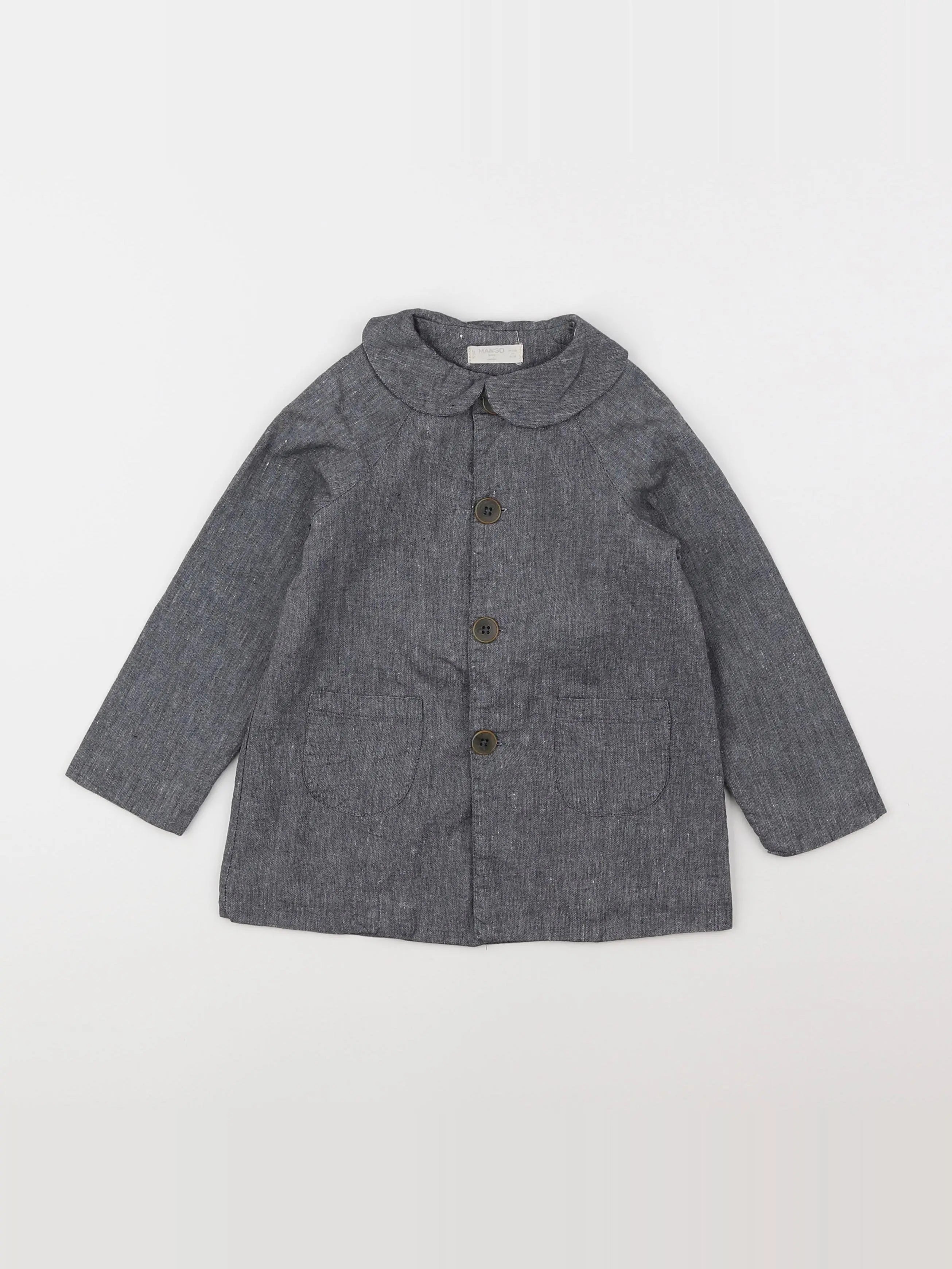 Mango - veste gris - 2 ans