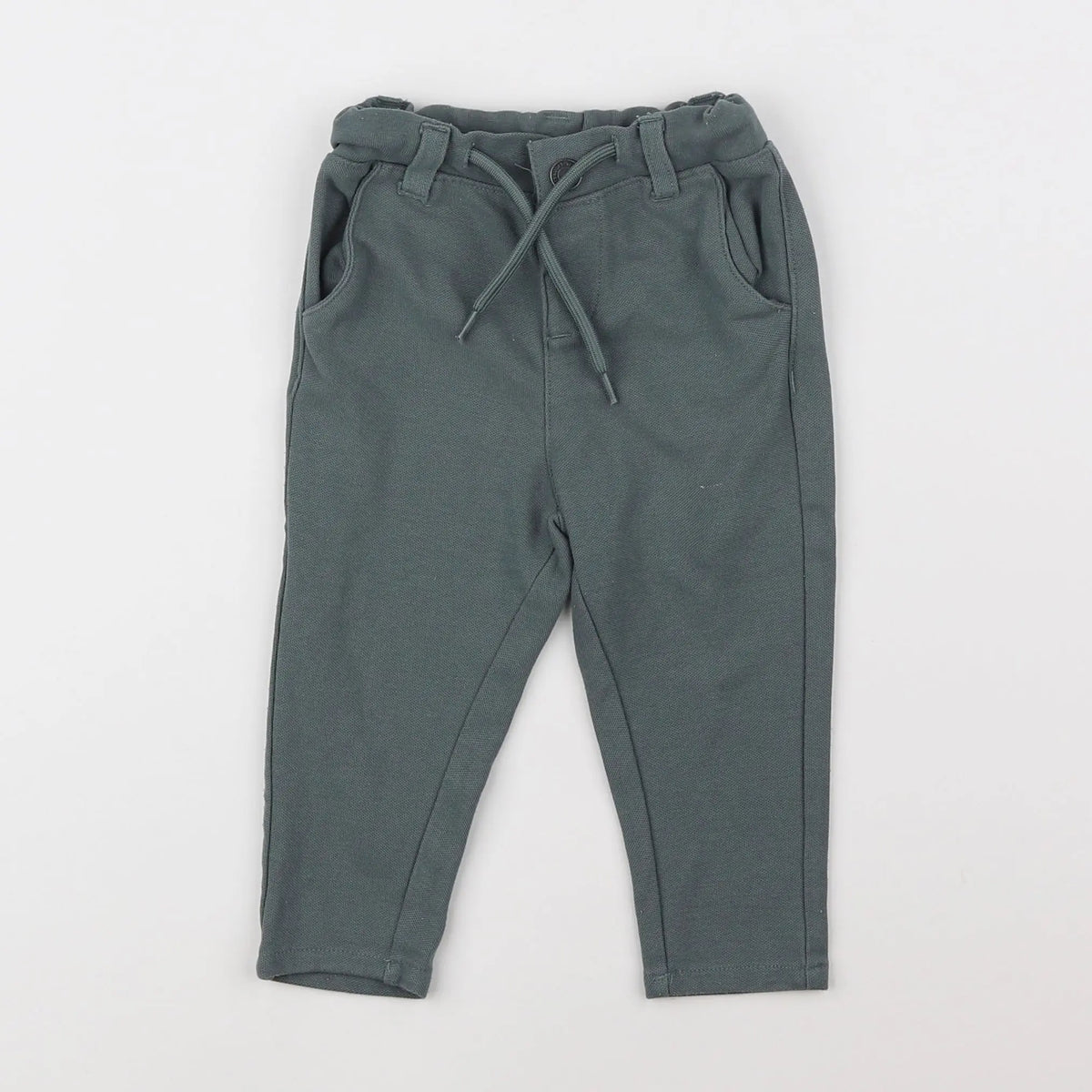 Vertbaudet - pantalon vert - 9 mois