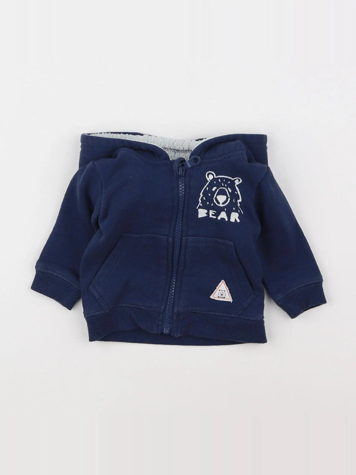 La Redoute - sweat bleu - 3 mois