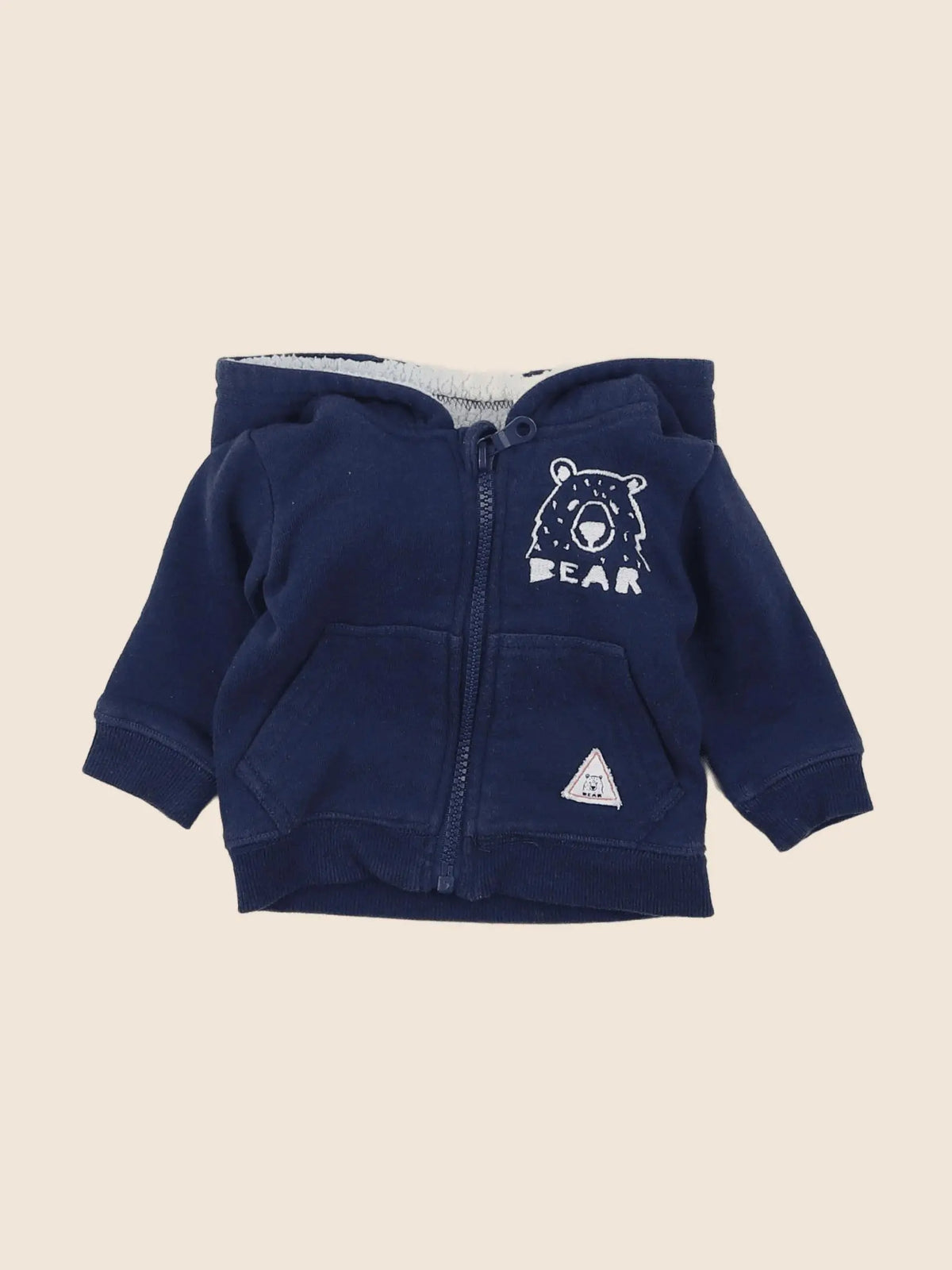La Redoute - sweat bleu - 3 mois