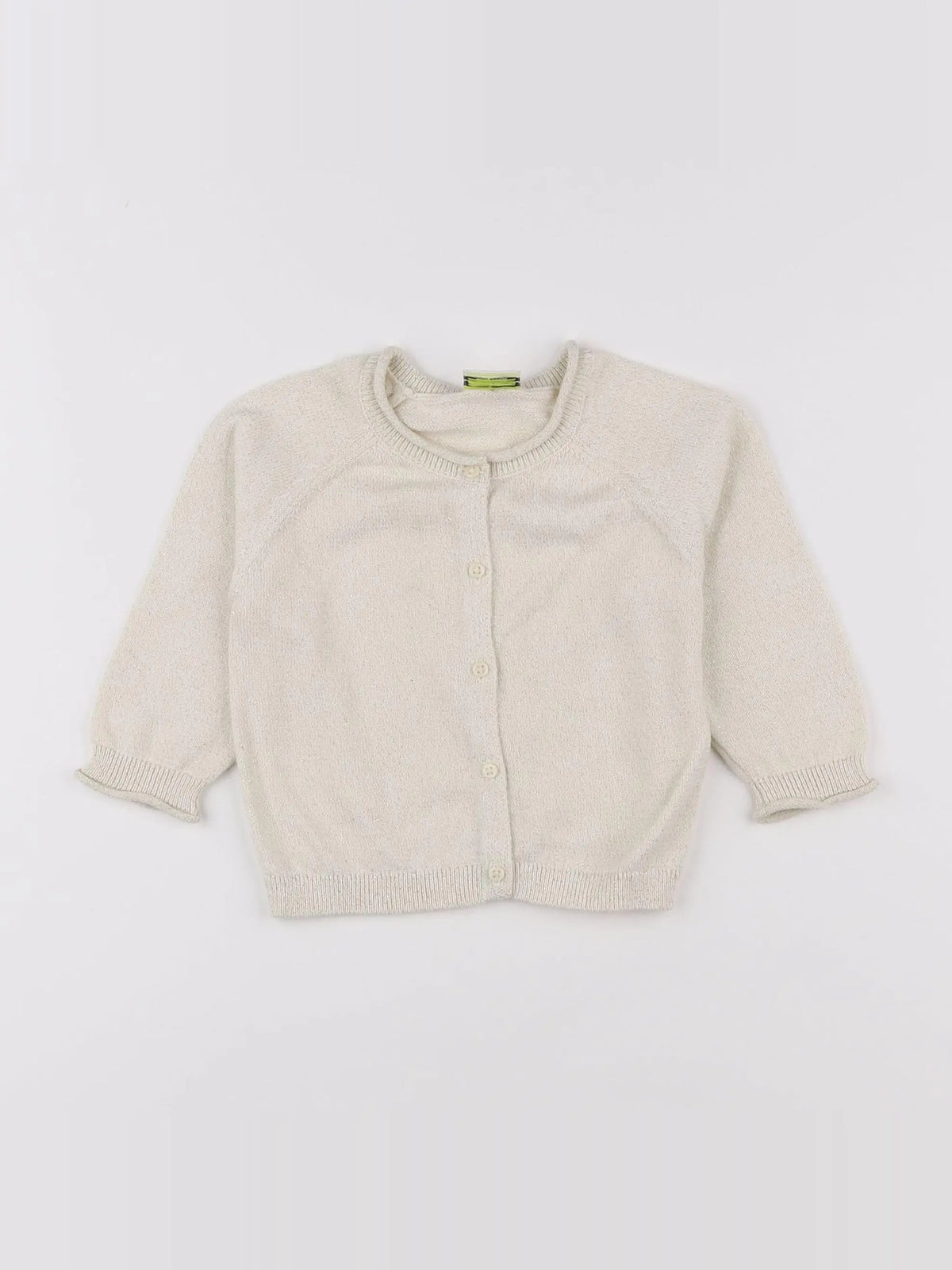 Tape à l'oeil - gilet beige - 12 mois