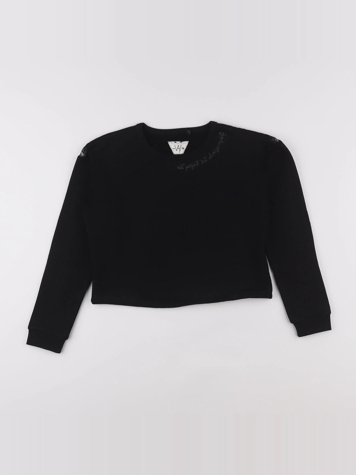 IKKS - sweat noir - 10 ans
