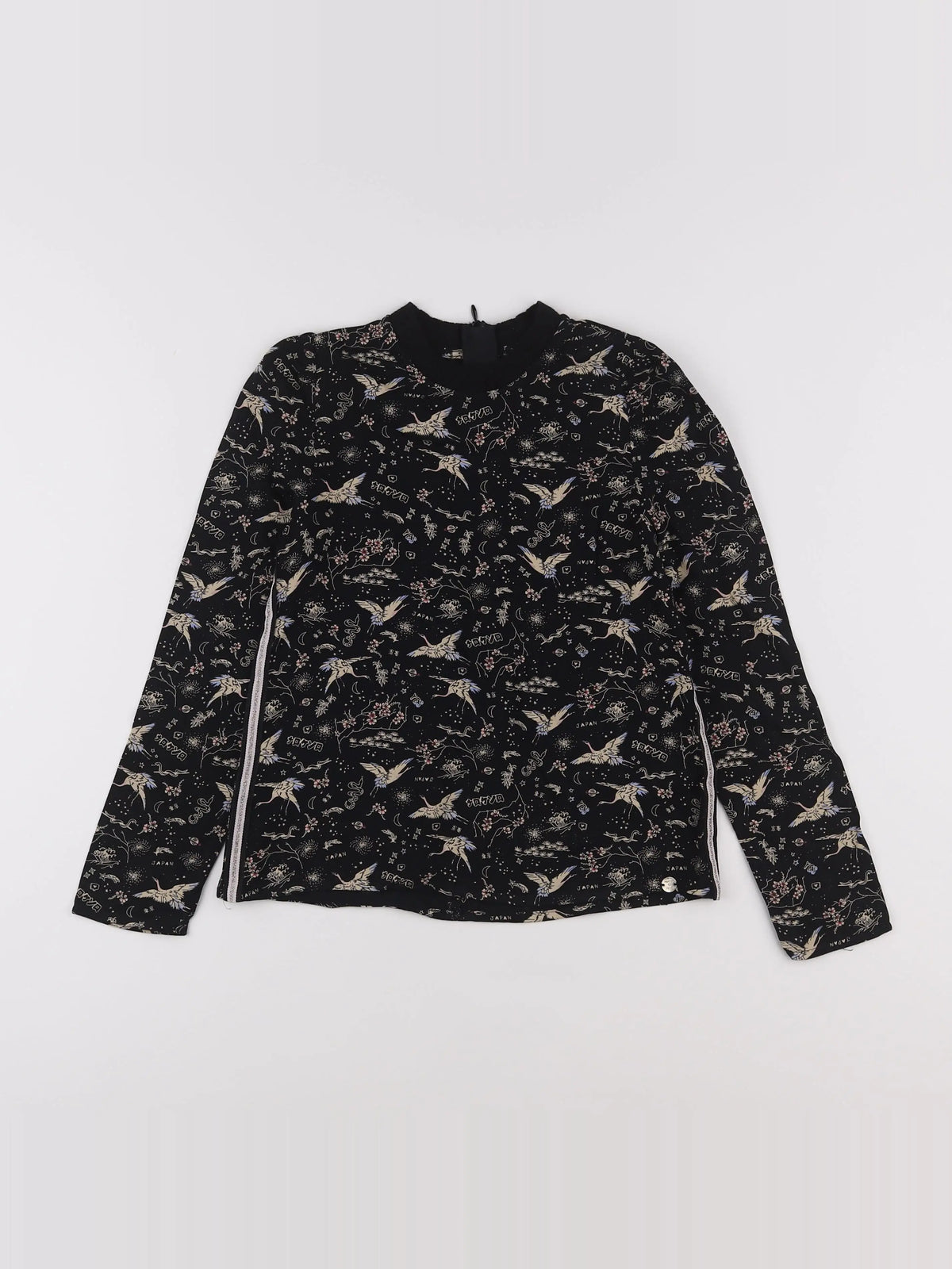 IKKS - blouse noir - 8 ans