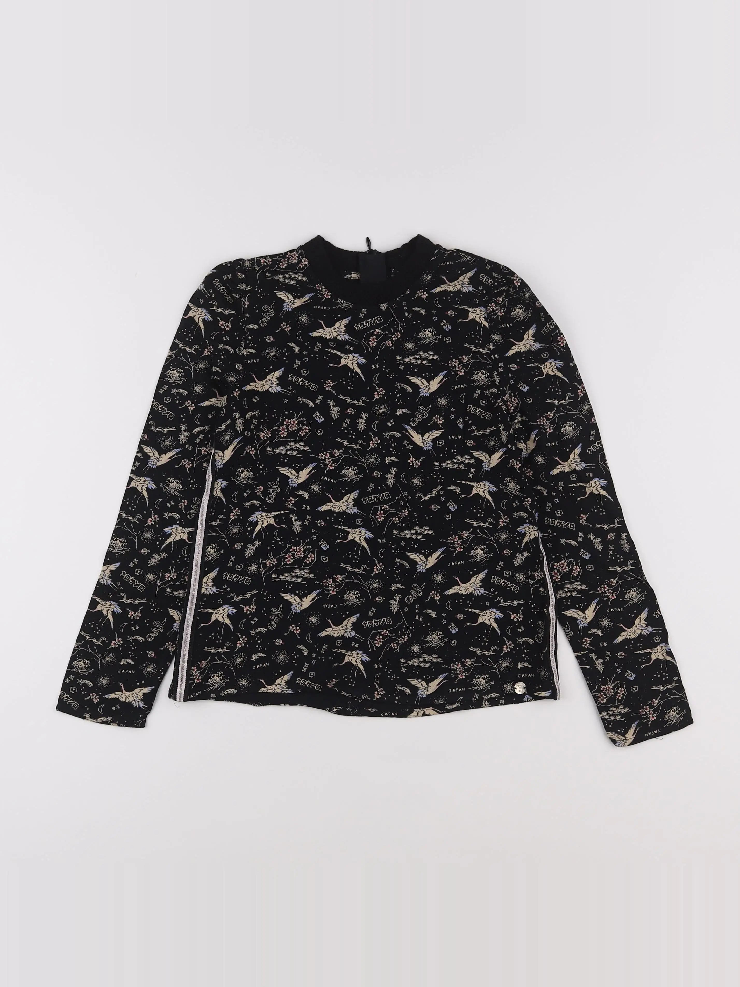 IKKS - blouse noir - 8 ans