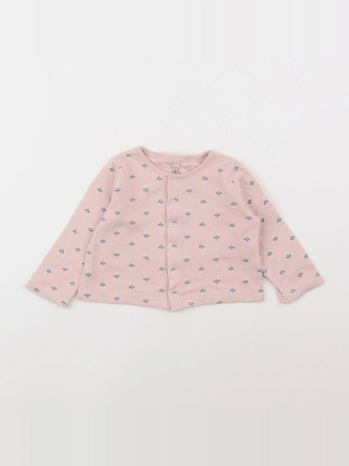 Petit Bateau - sweat rose - 12 mois
