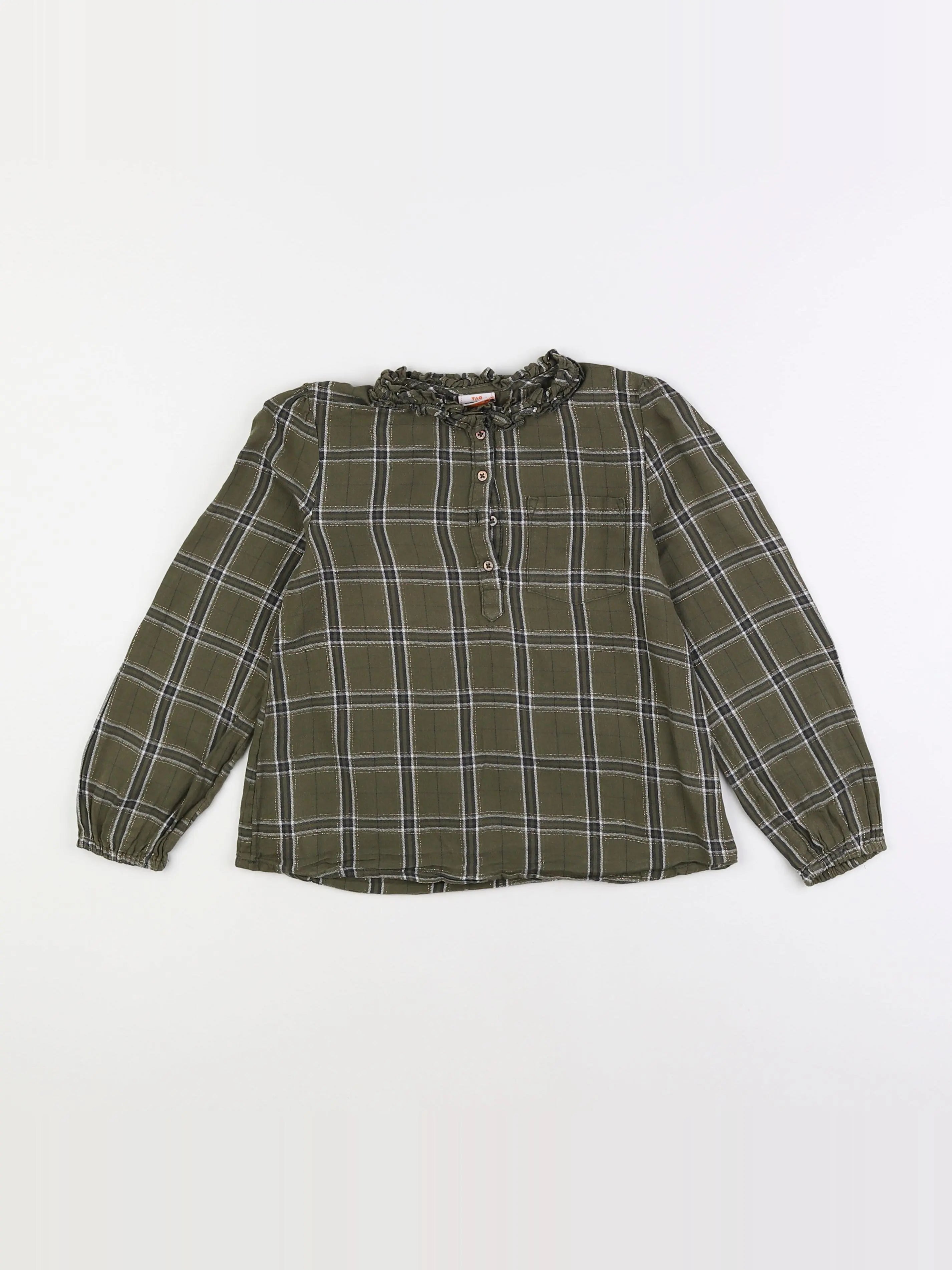 Tape à l'oeil - blouse vert - 8 ans