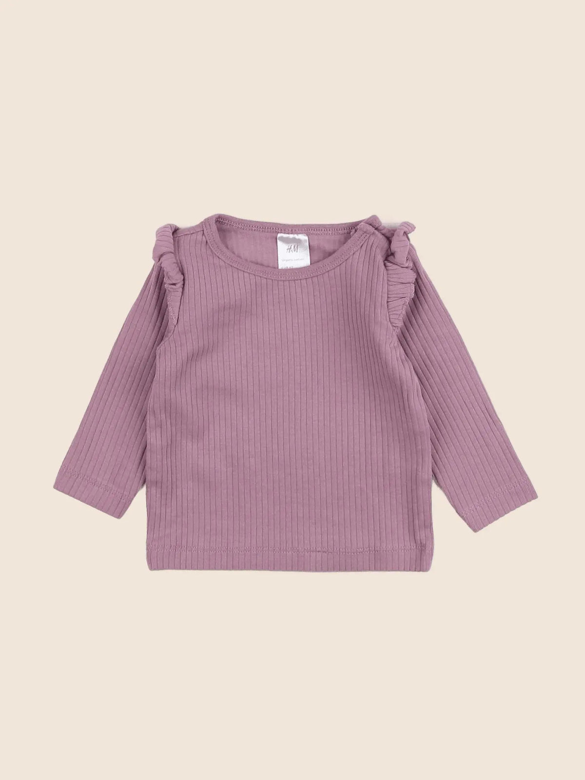 H&M - tee-shirt violet - 3 mois