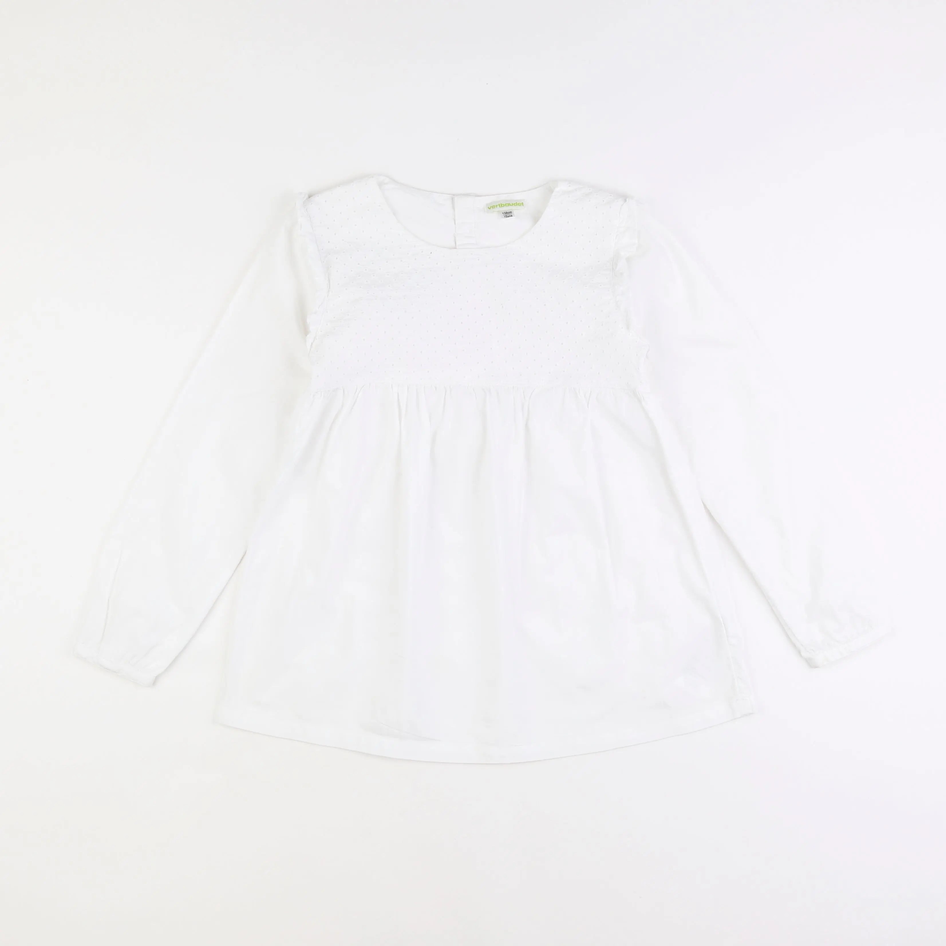 Vertbaudet - blouse blanc - 10 ans