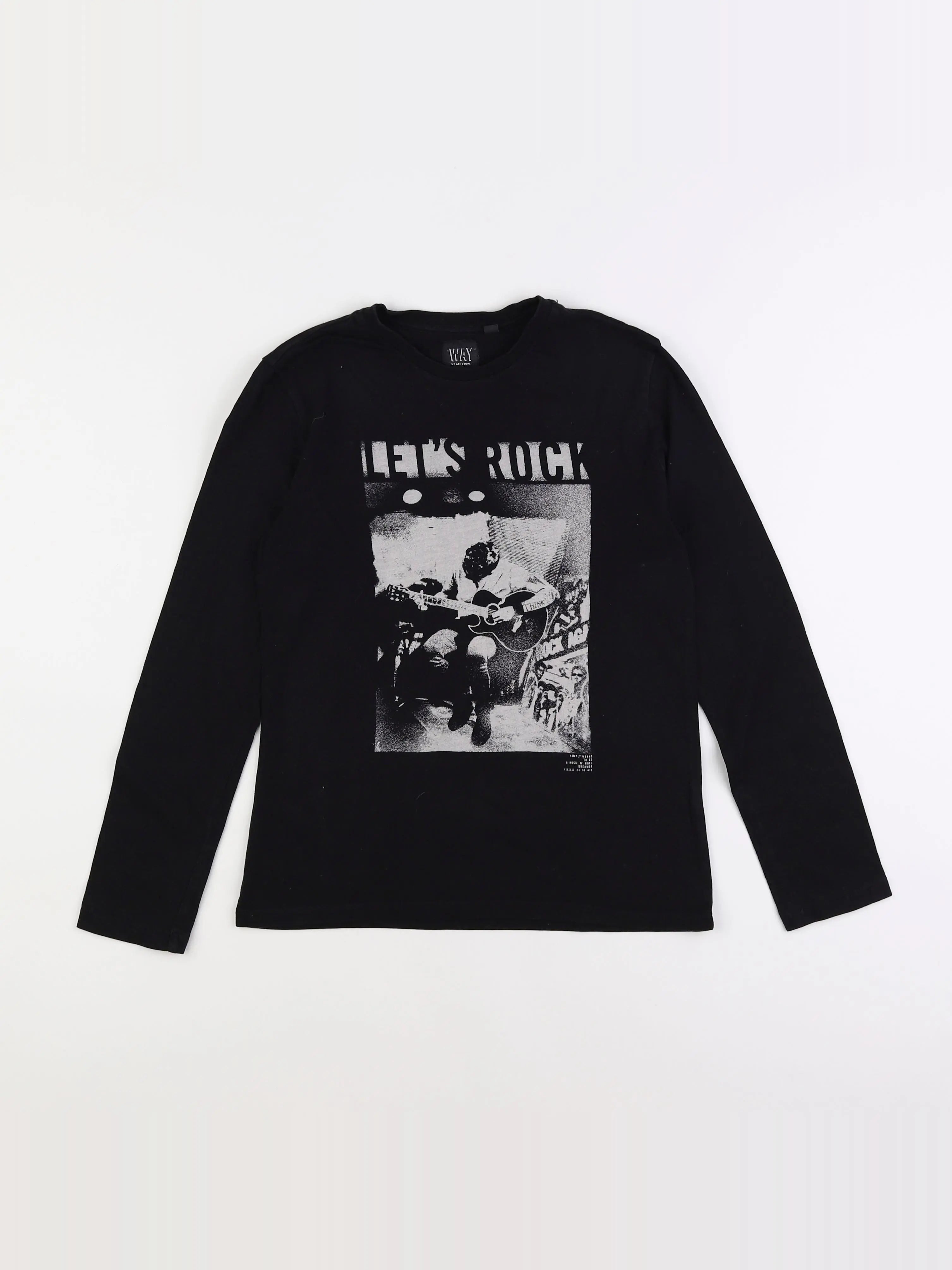 IKKS - tee-shirt noir - 10 ans