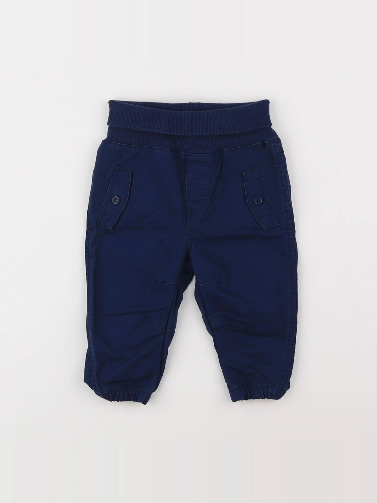 H&M - pantalon bleu - 3/6 mois