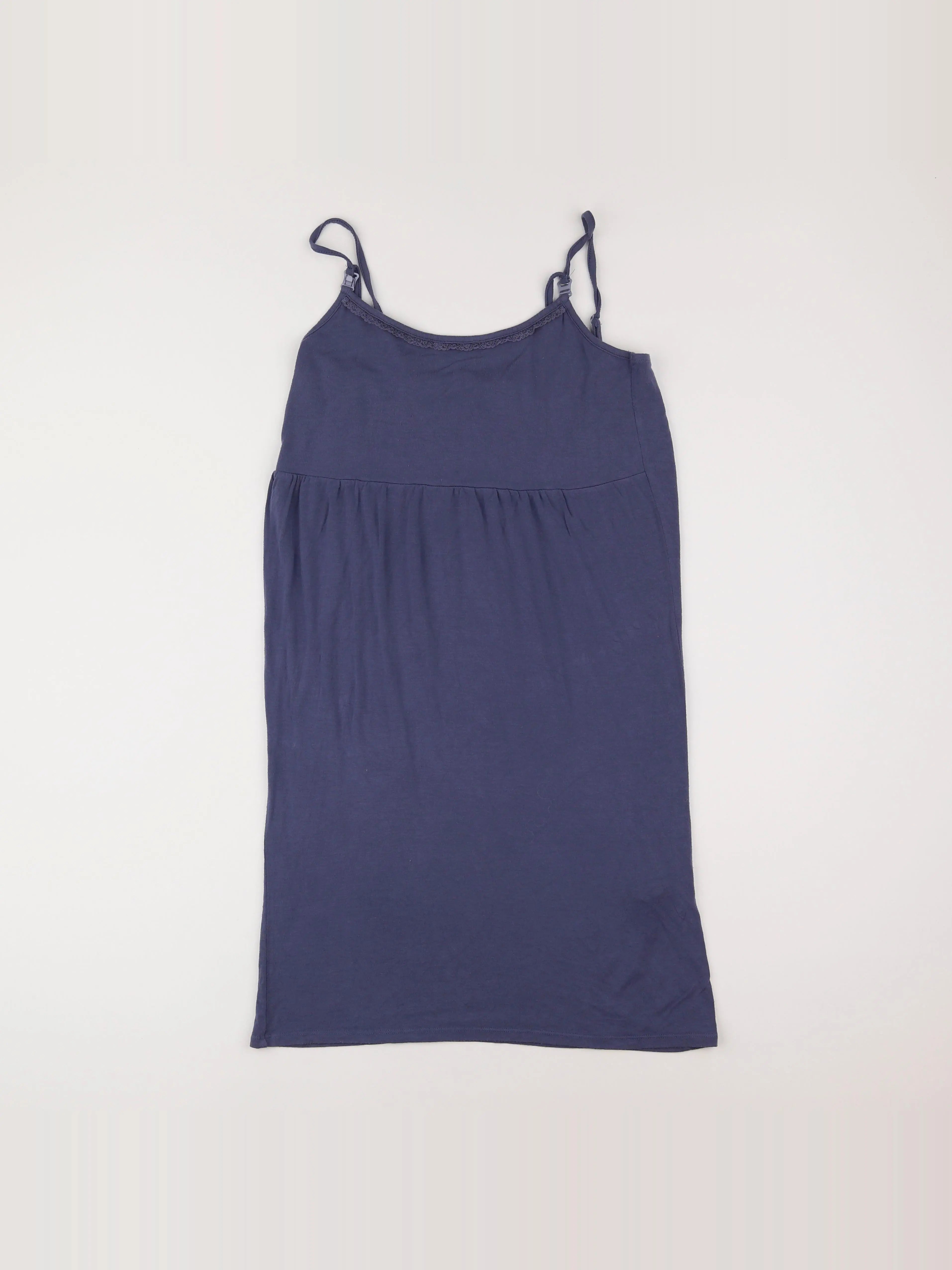 Vertbaudet - chemise de nuit grossesse bleu - 34 à 36